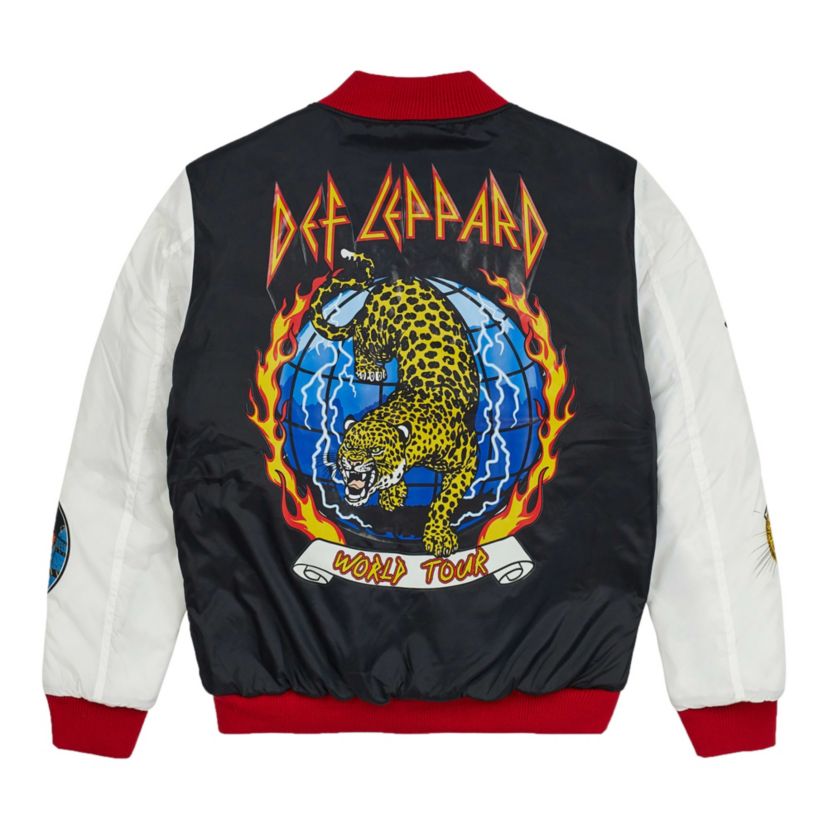 Reason Clothing DEF LEPPARD BOMBER JACKET | Belk