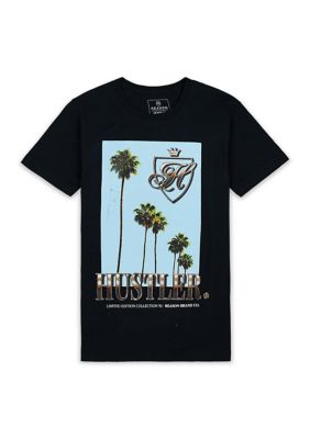 Men's Short Sleeve Hustler Palm Tree T-Shirt