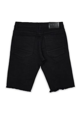 OWEN DENIM MID-LENGTH SHORTS