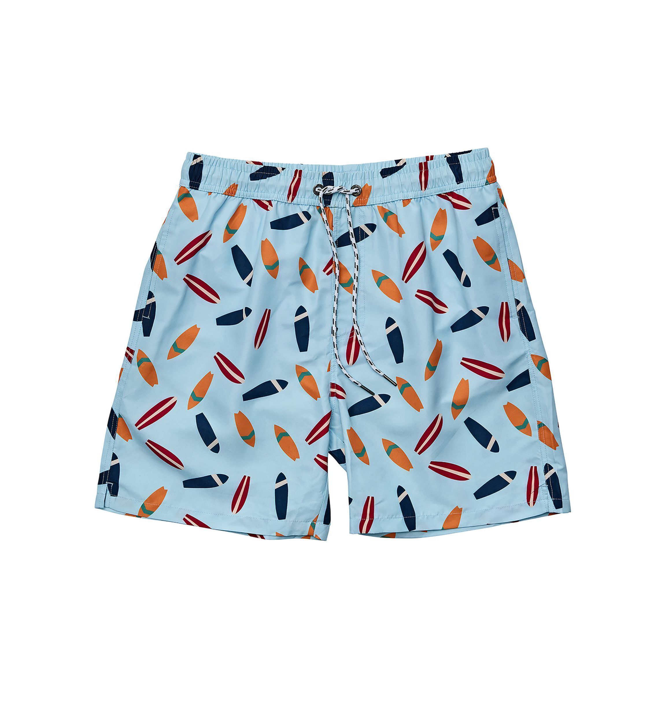 Mens Retro Surf Volley Board Short