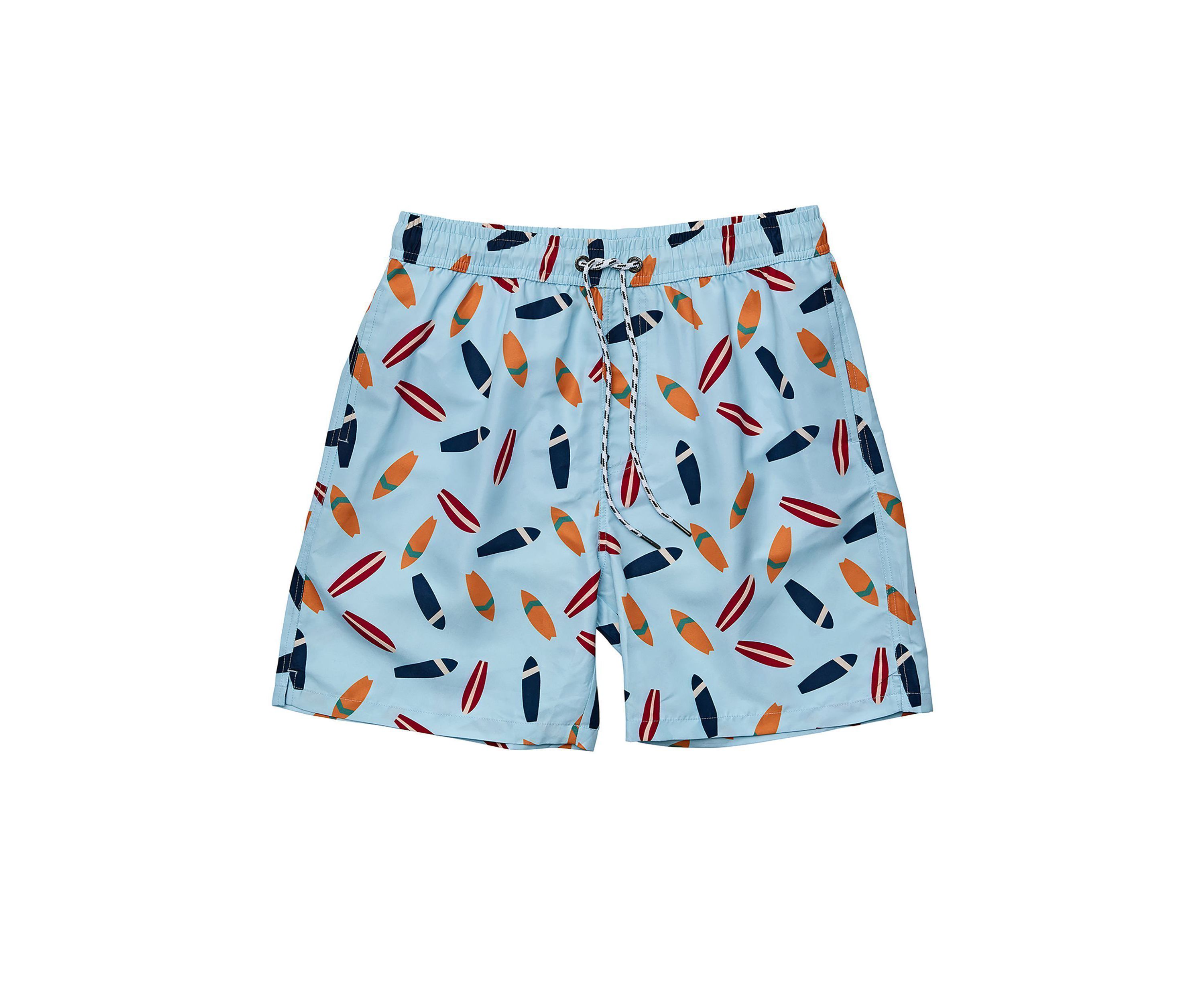 Mens Retro Surf Volley Board Short