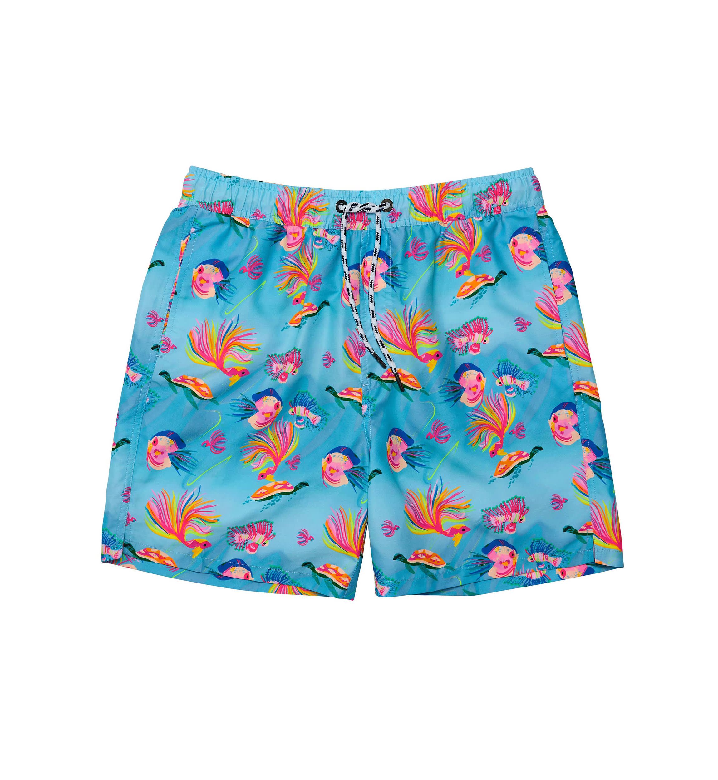 Mens Kaleido Fish Sustainable Swim Short