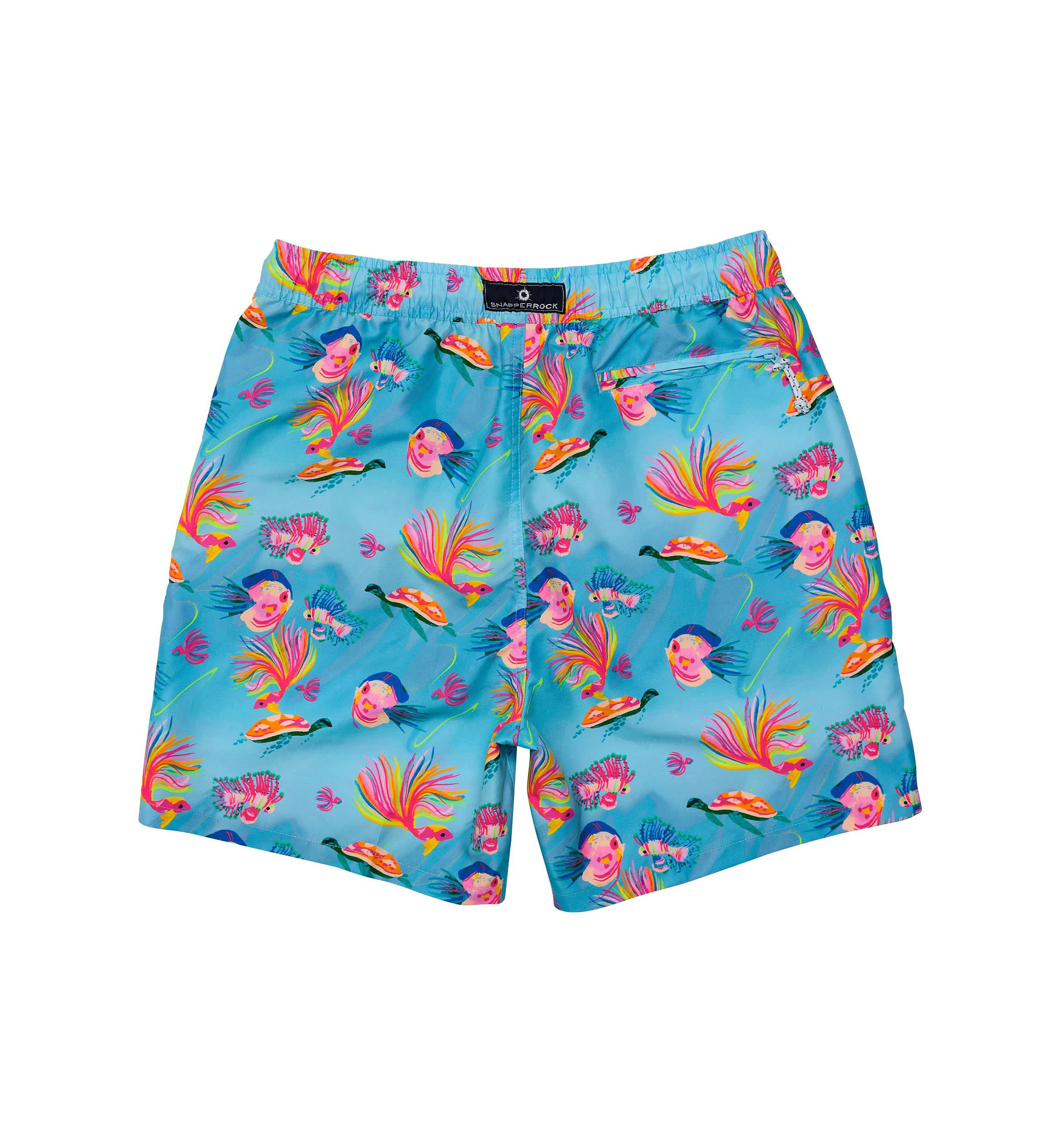 Mens Kaleido Fish Sustainable Swim Short