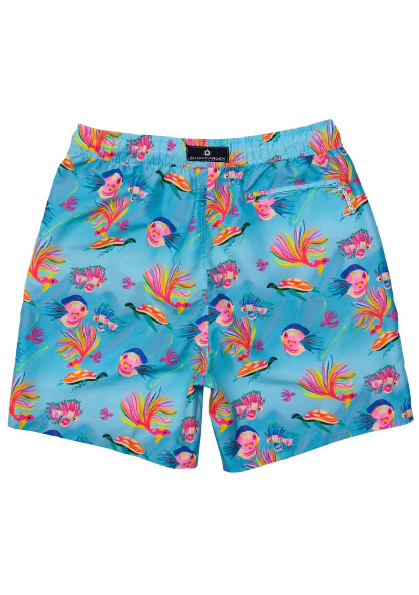 Mens Kaleido Fish Sustainable Swim Short