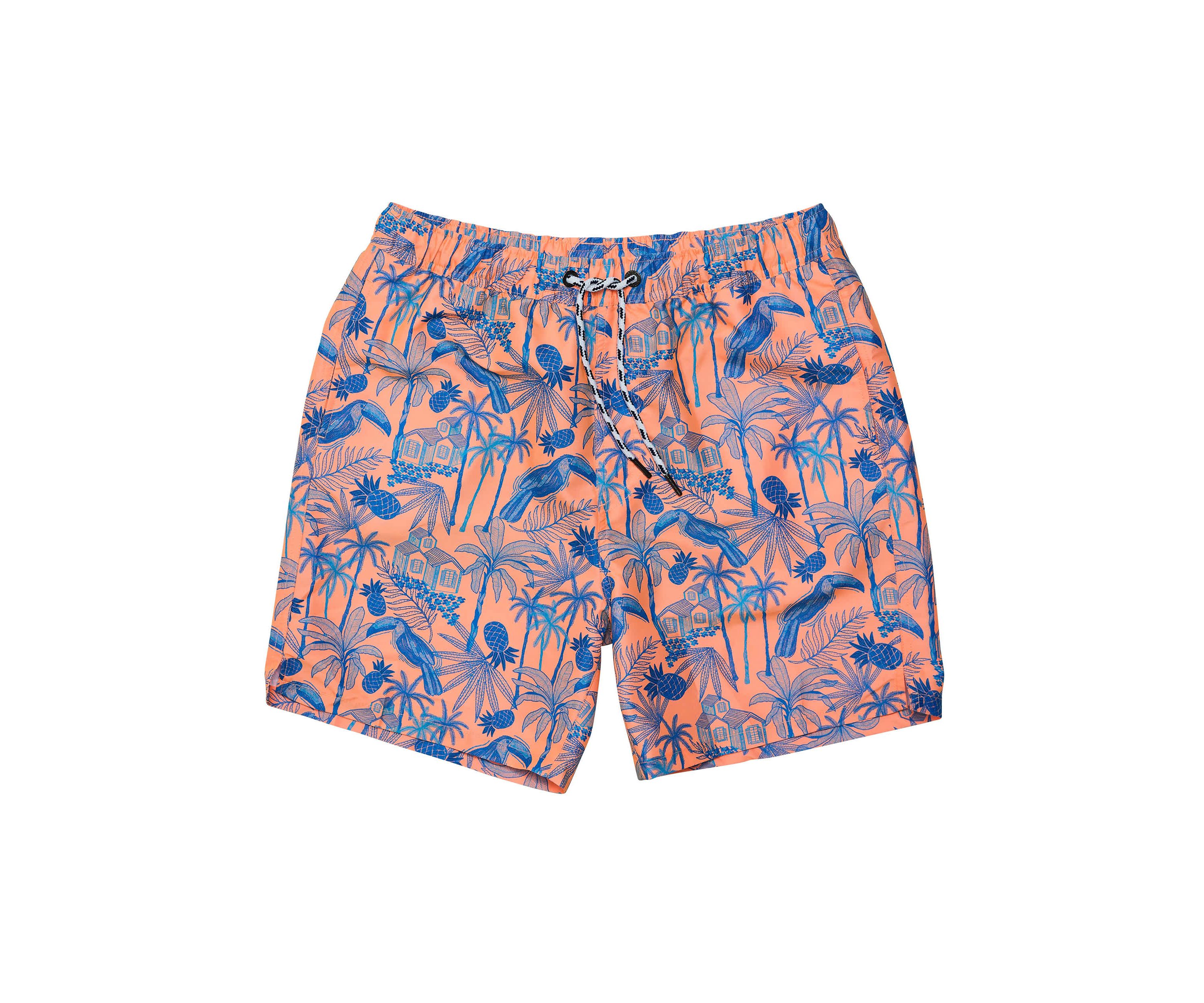 Mens Tropicana Vacay Sustainable Swim Short