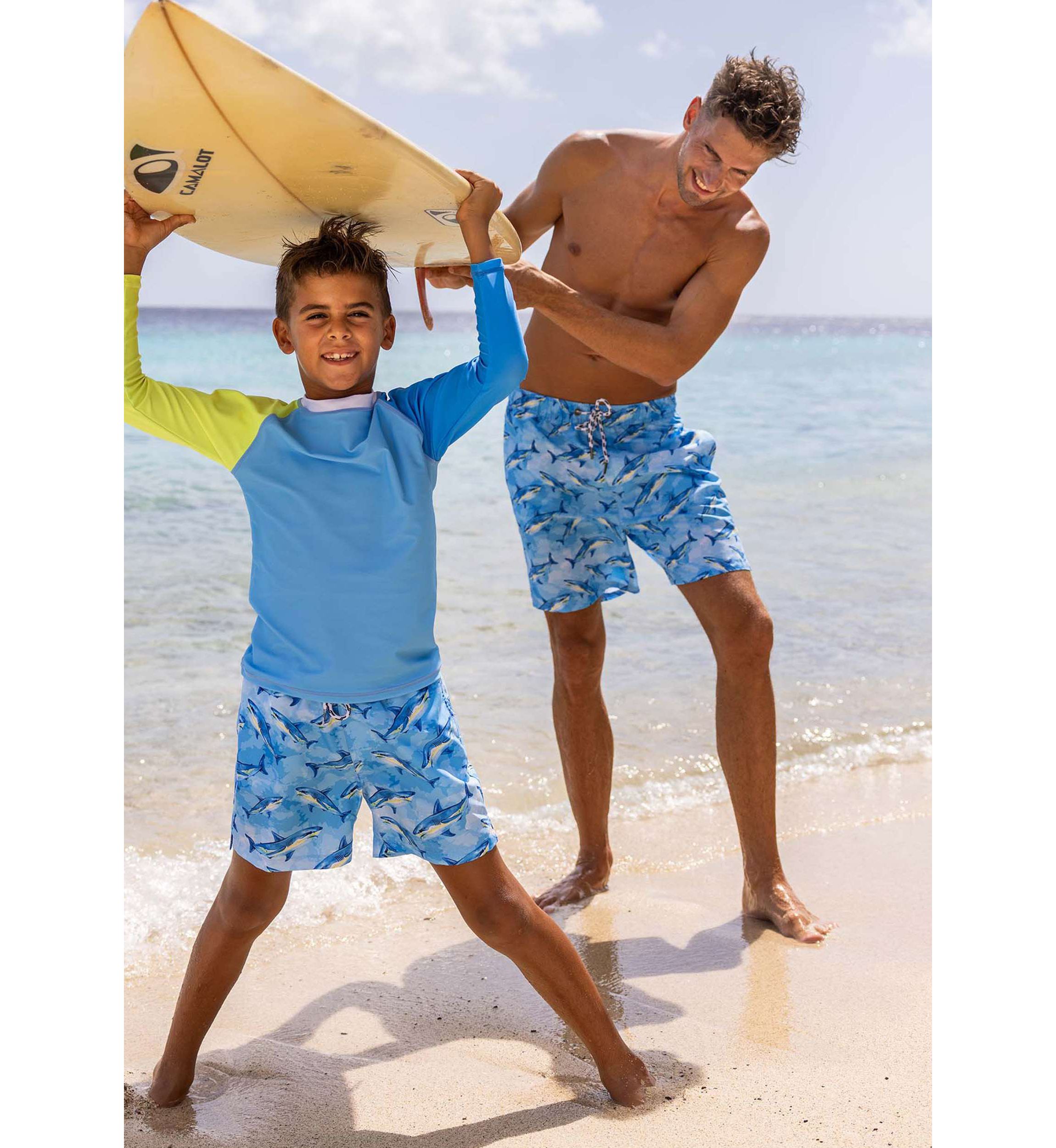 Mens Jawsome Waves Swim Short