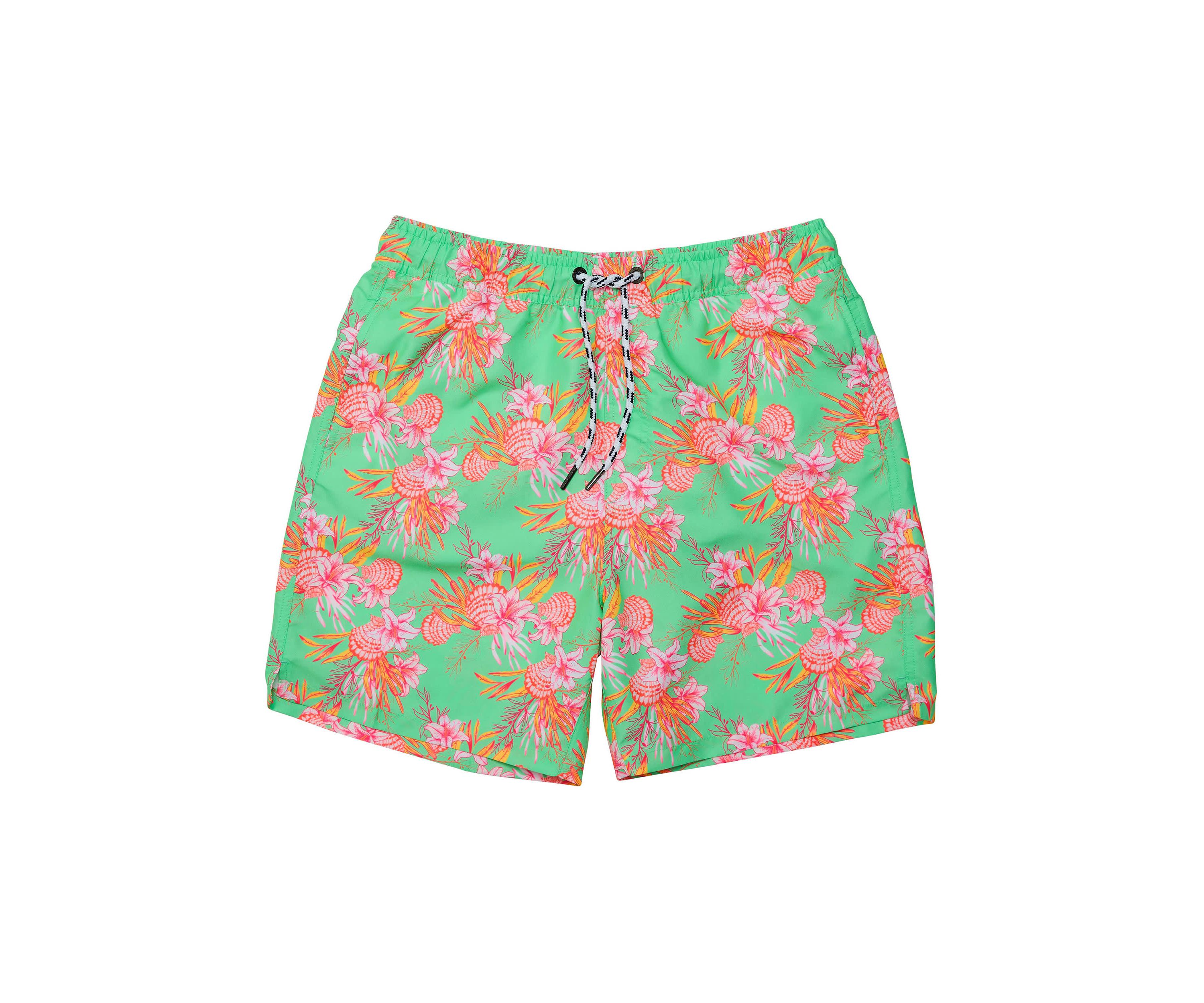 Mens Coastal Shells Sustainable Swim Short