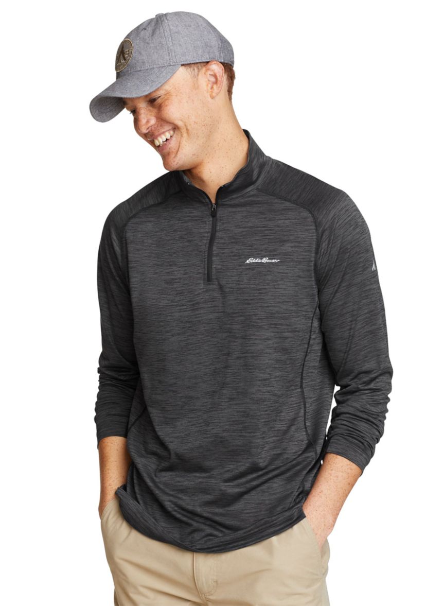 Mens Resolution Long Sleeve 1/4 Zip Shirt