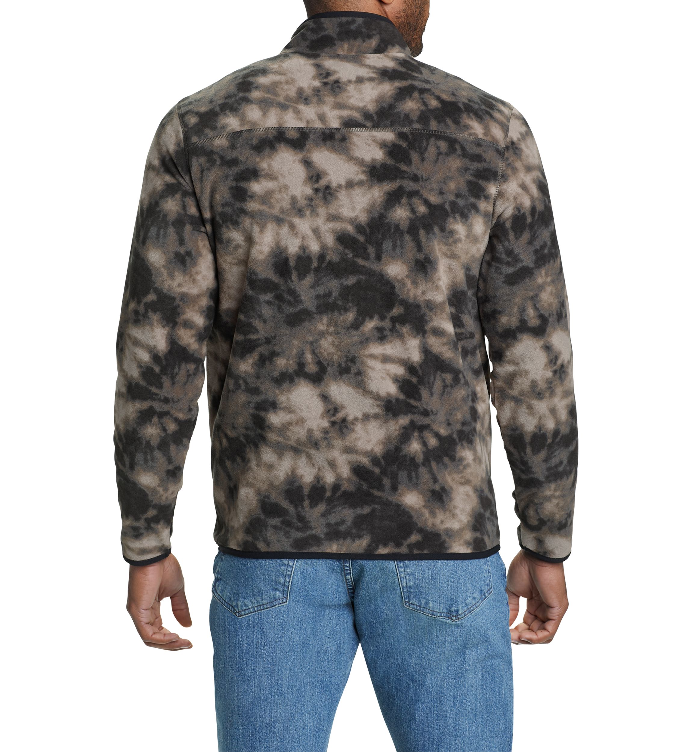 Mens Chutes Mock Neck Fleece Pullover