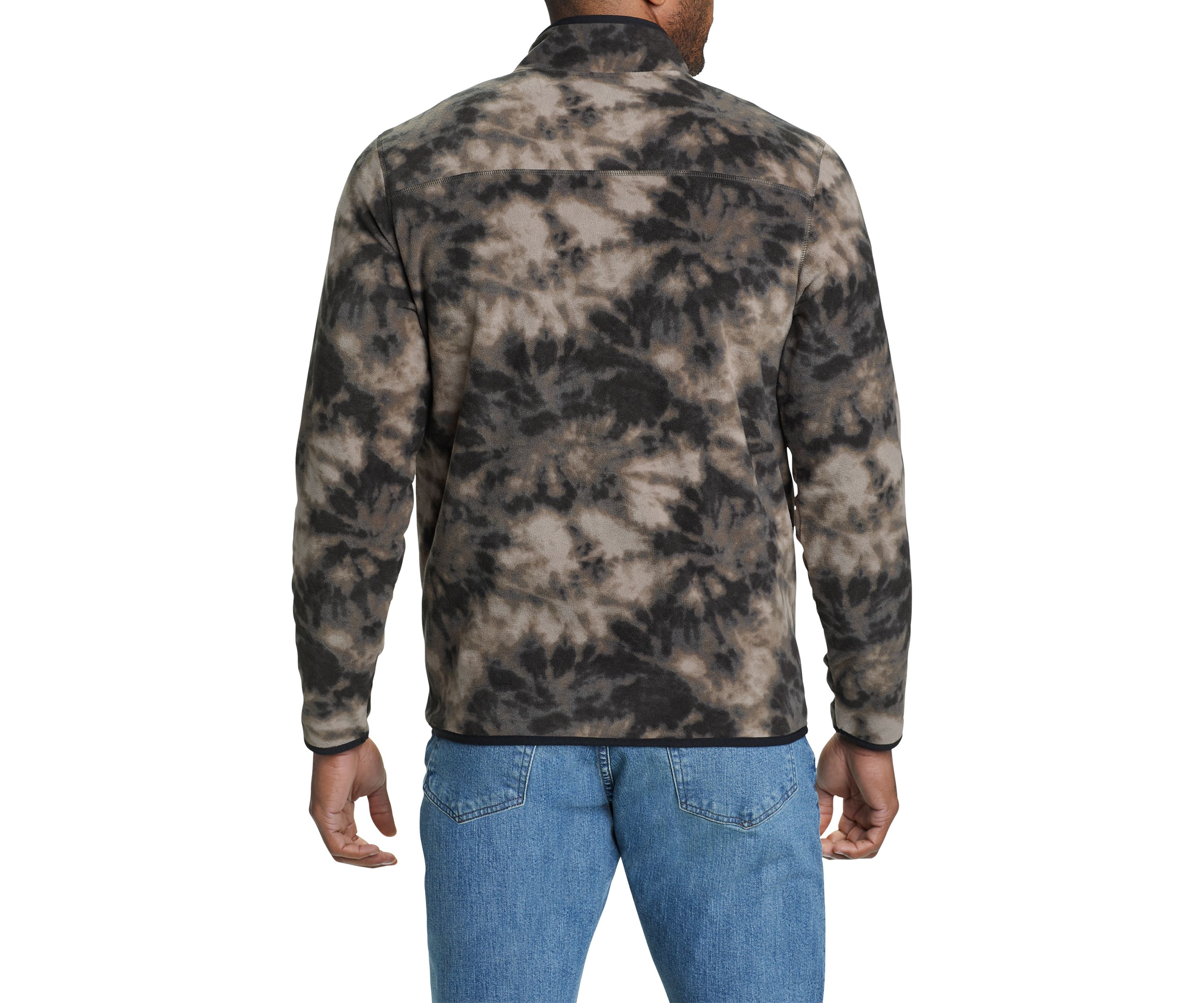 Mens Chutes Mock Neck Fleece Pullover