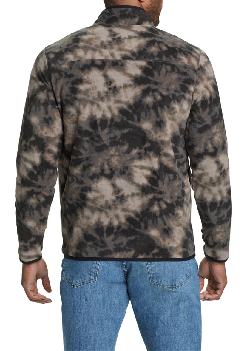 Mens Chutes Mock Neck Fleece Pullover