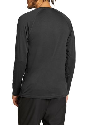 Eddie Bauer Mountain Trek Long-sleeve T-shirt in Black for Men