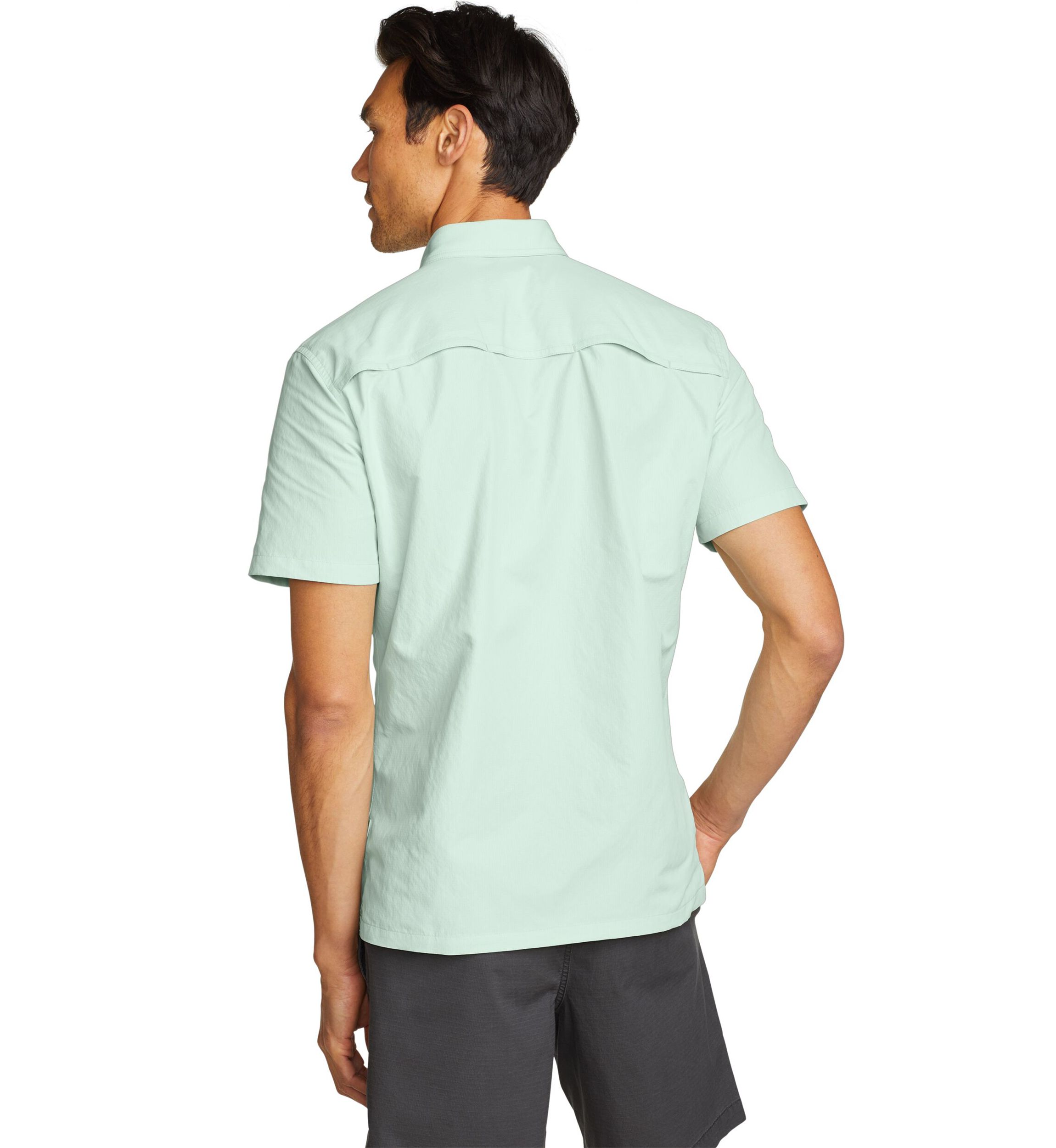 Mens Rainier Short Sleeve Ripstop Shirt