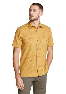 Men's Short Sleeve Baja Button Up Shirt