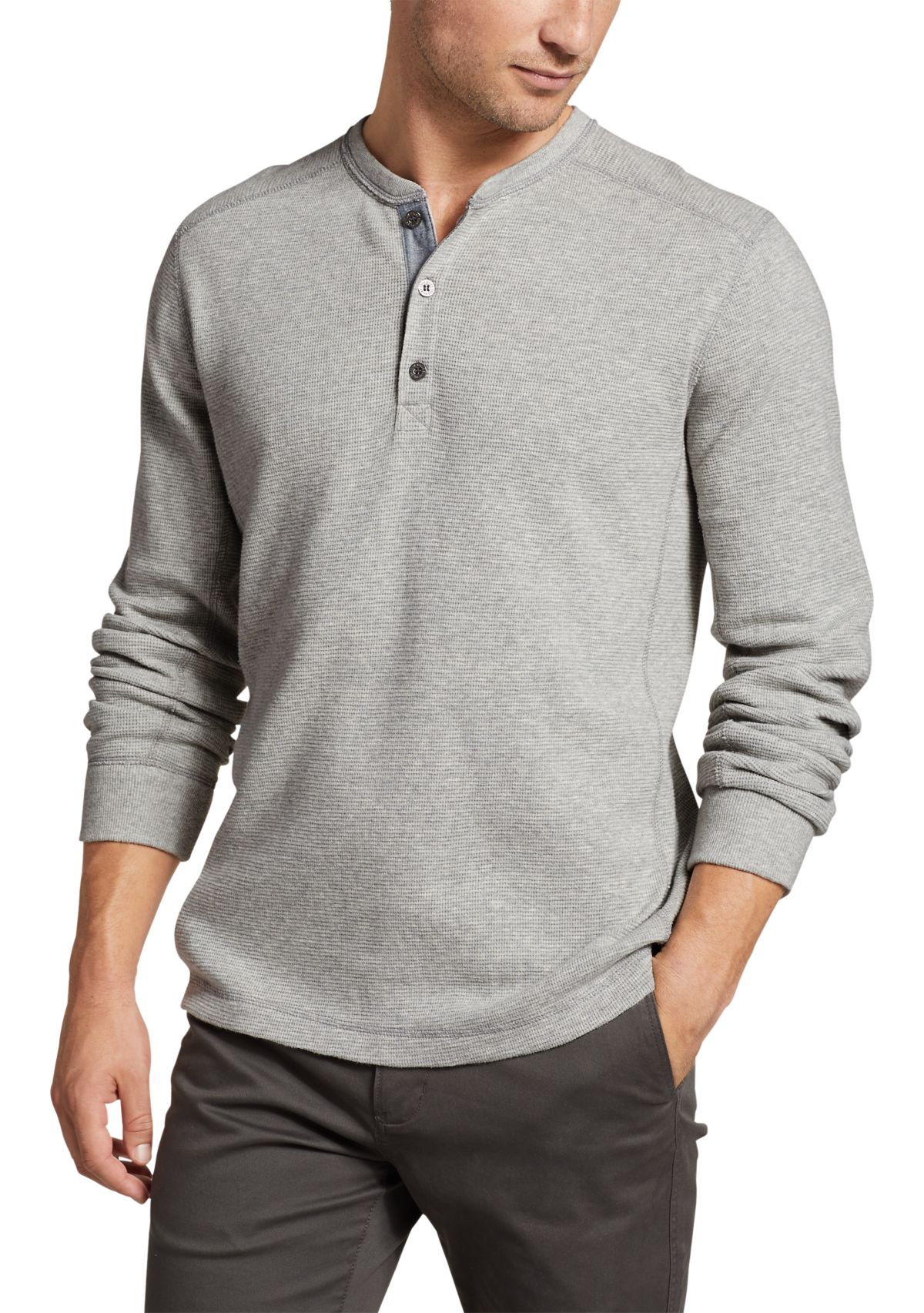 Mens Favorite Ultra Soft Thermal Henley Shirt