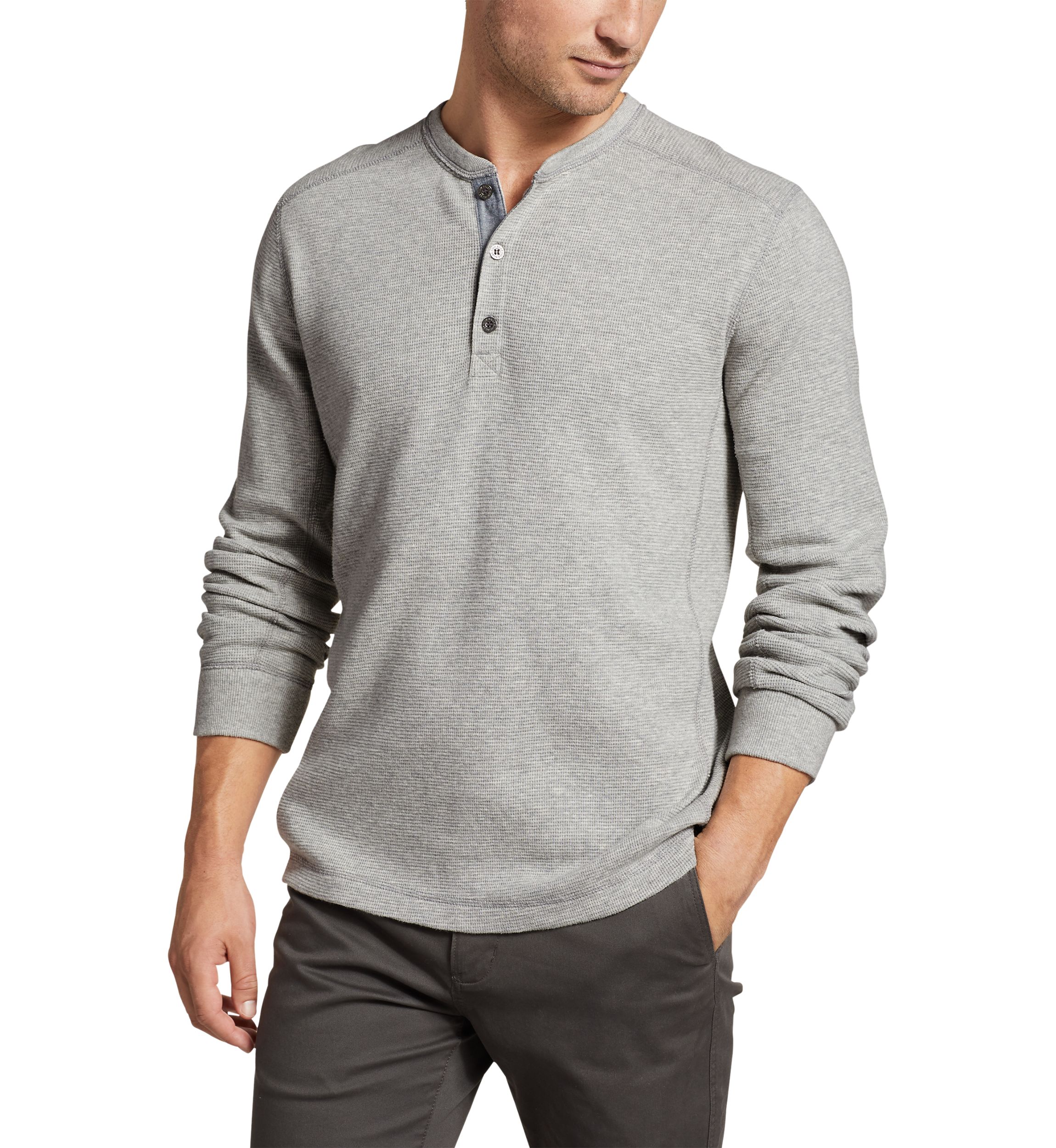Mens Favorite Ultra Soft Thermal Henley Shirt