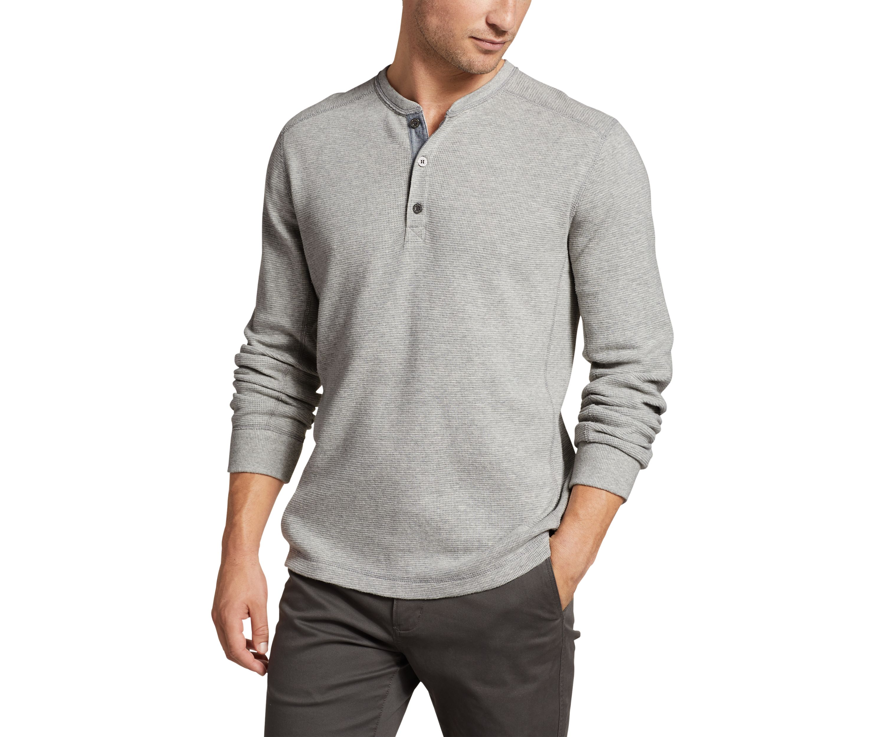 Mens Favorite Ultra Soft Thermal Henley Shirt