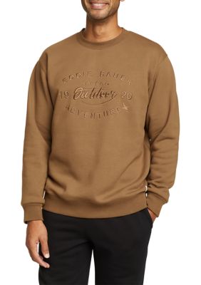 Men's Signature Crew Neck Outdoors Graphic Sweatshirt