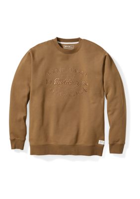 Men's Signature Crew Neck Outdoors Graphic Sweatshirt