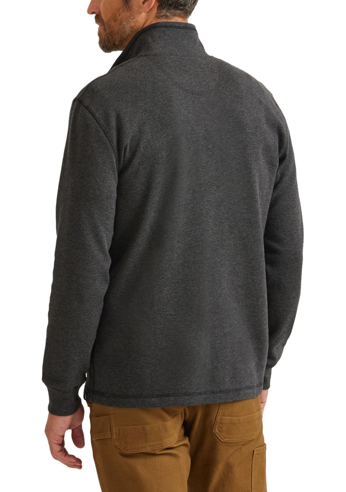 Mens Thermal Mock Neck Pullover