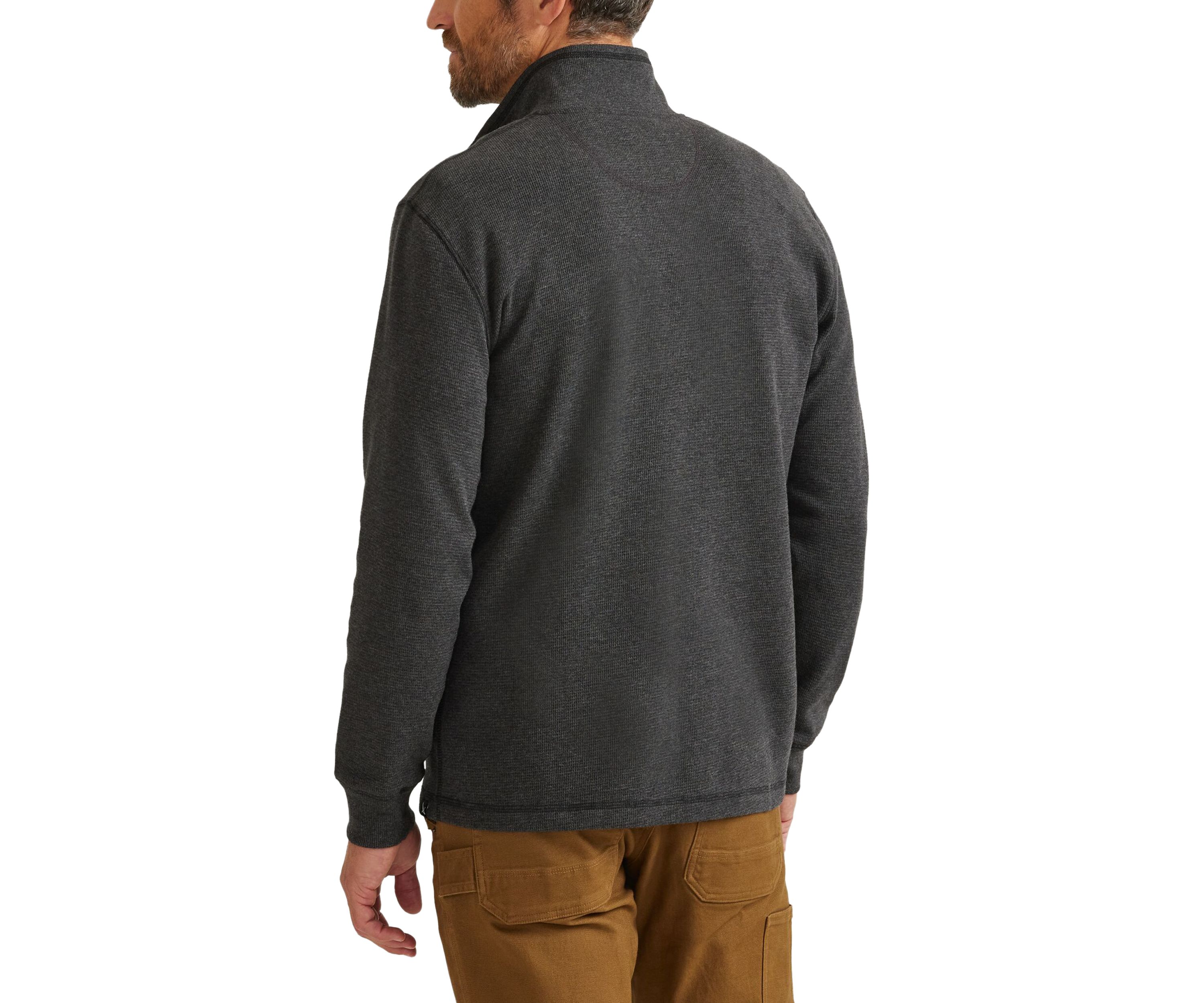 Mens Thermal Mock Neck Pullover