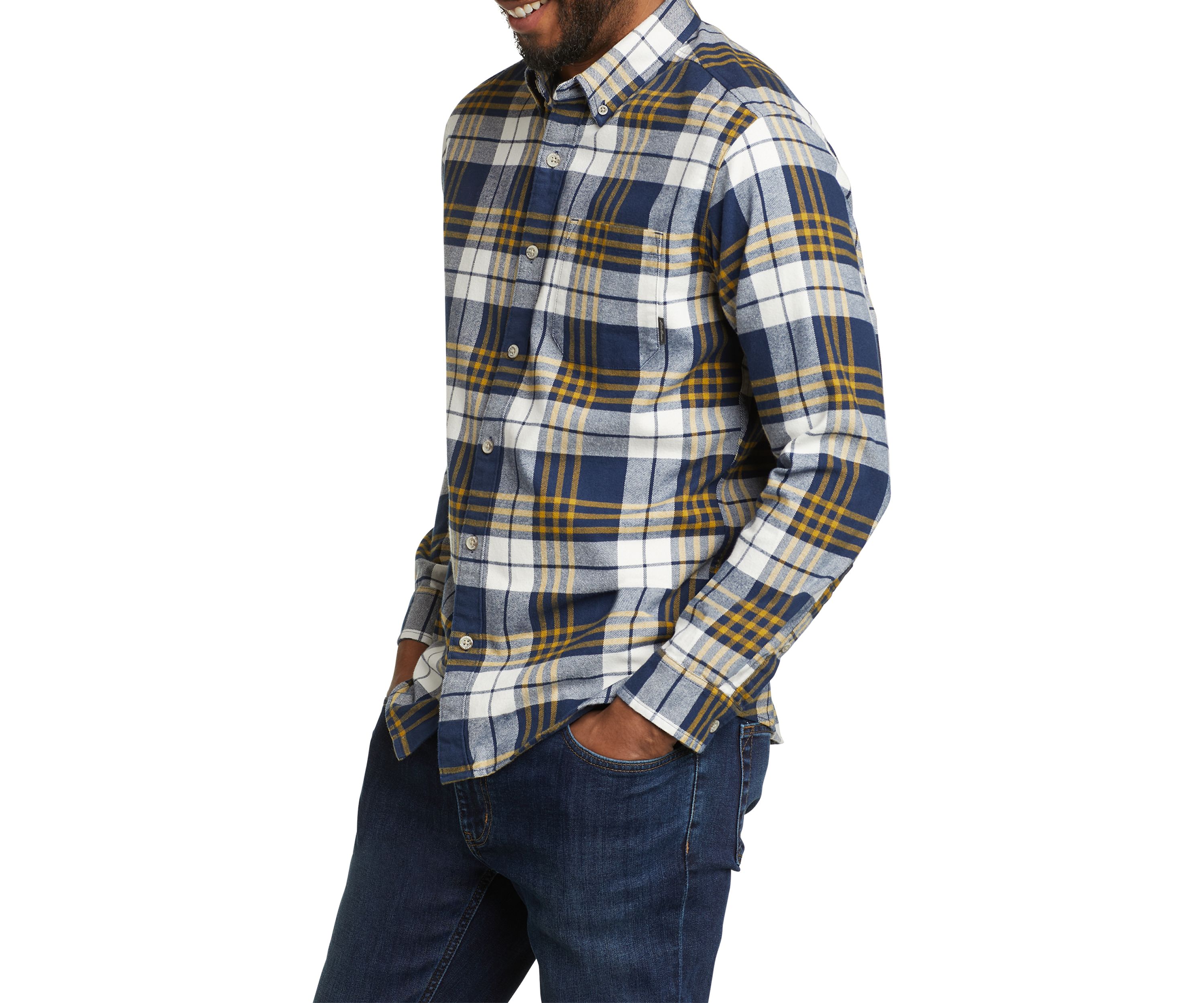 Mens Favorite Flannel Classic Fit Plaid Shirt 