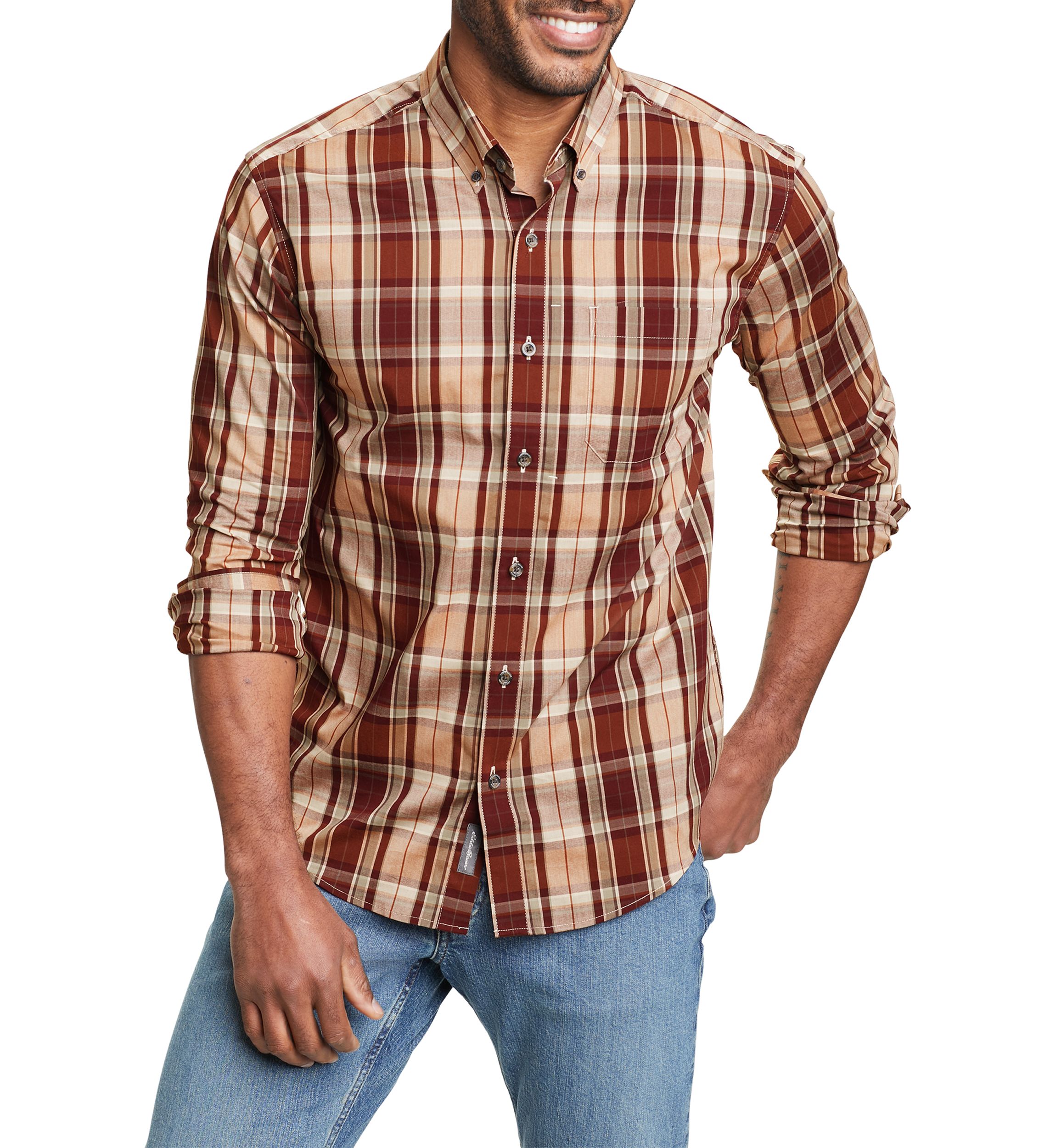 Mens Voyager Flex Long Sleeve Shirt