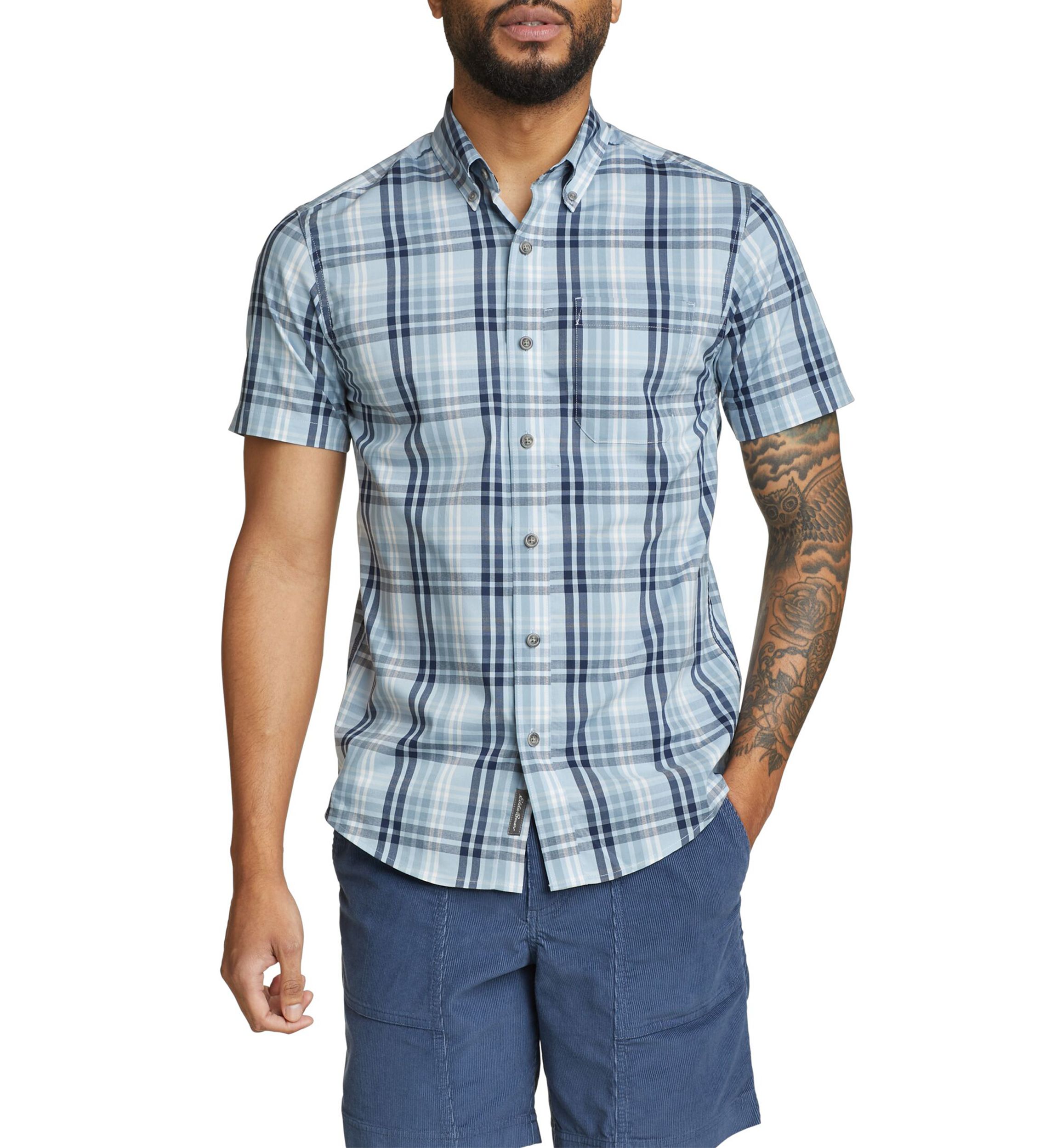 Mens Short Sleeve Voyager Flex Shirt