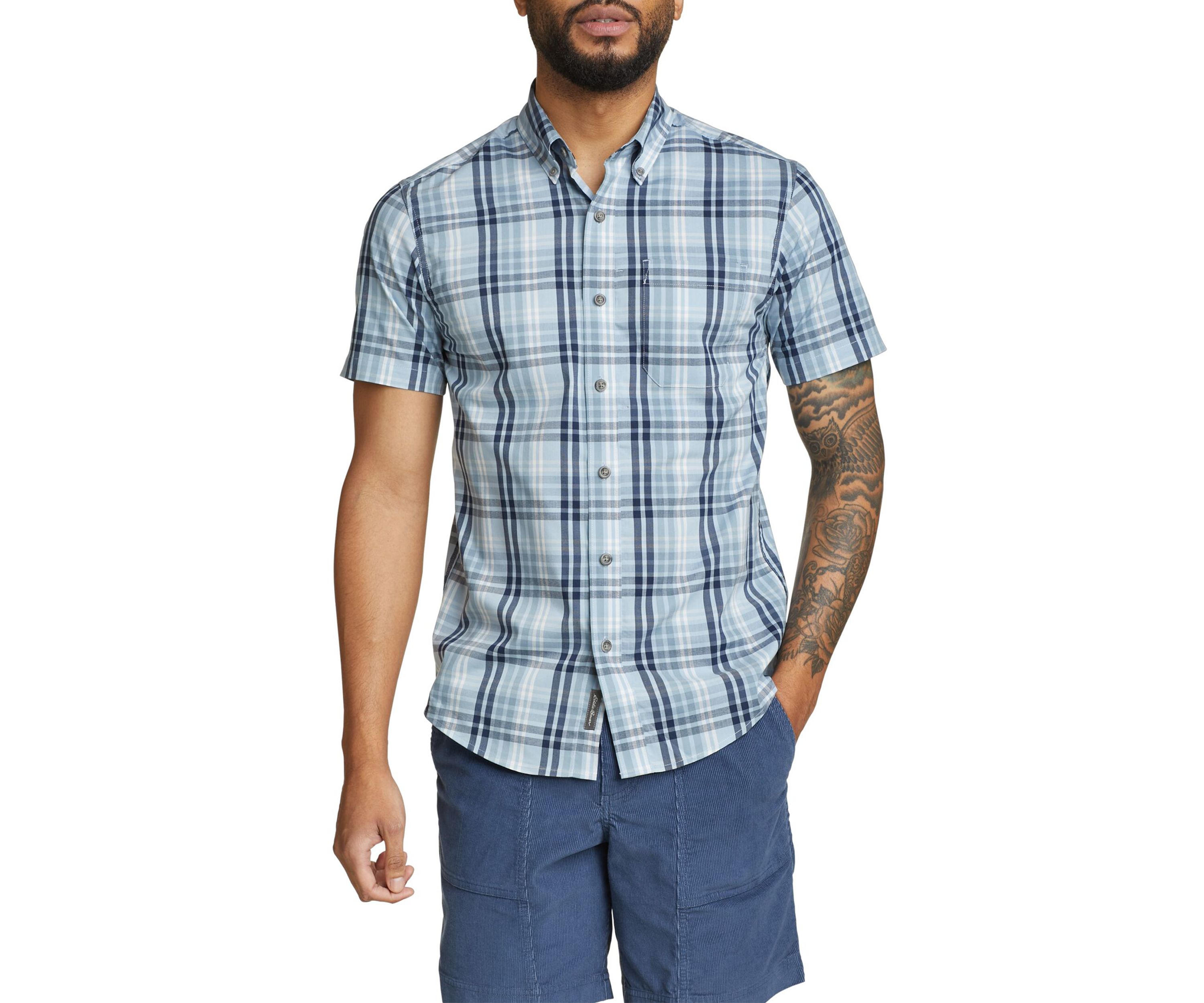 Mens Short Sleeve Voyager Flex Shirt