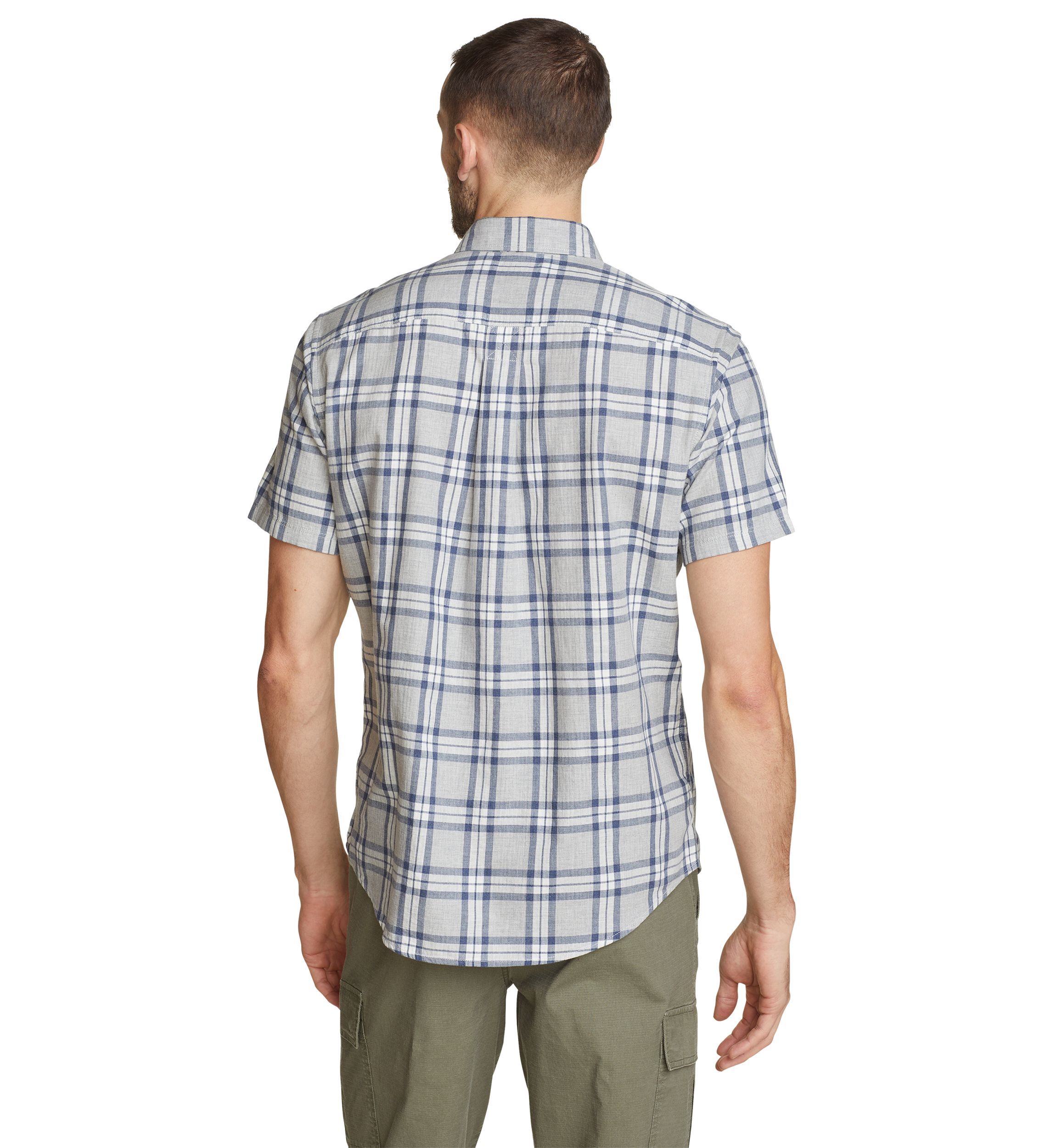 Tidelands Short-Sleeve Yarn-Dyed Textured Shirt
