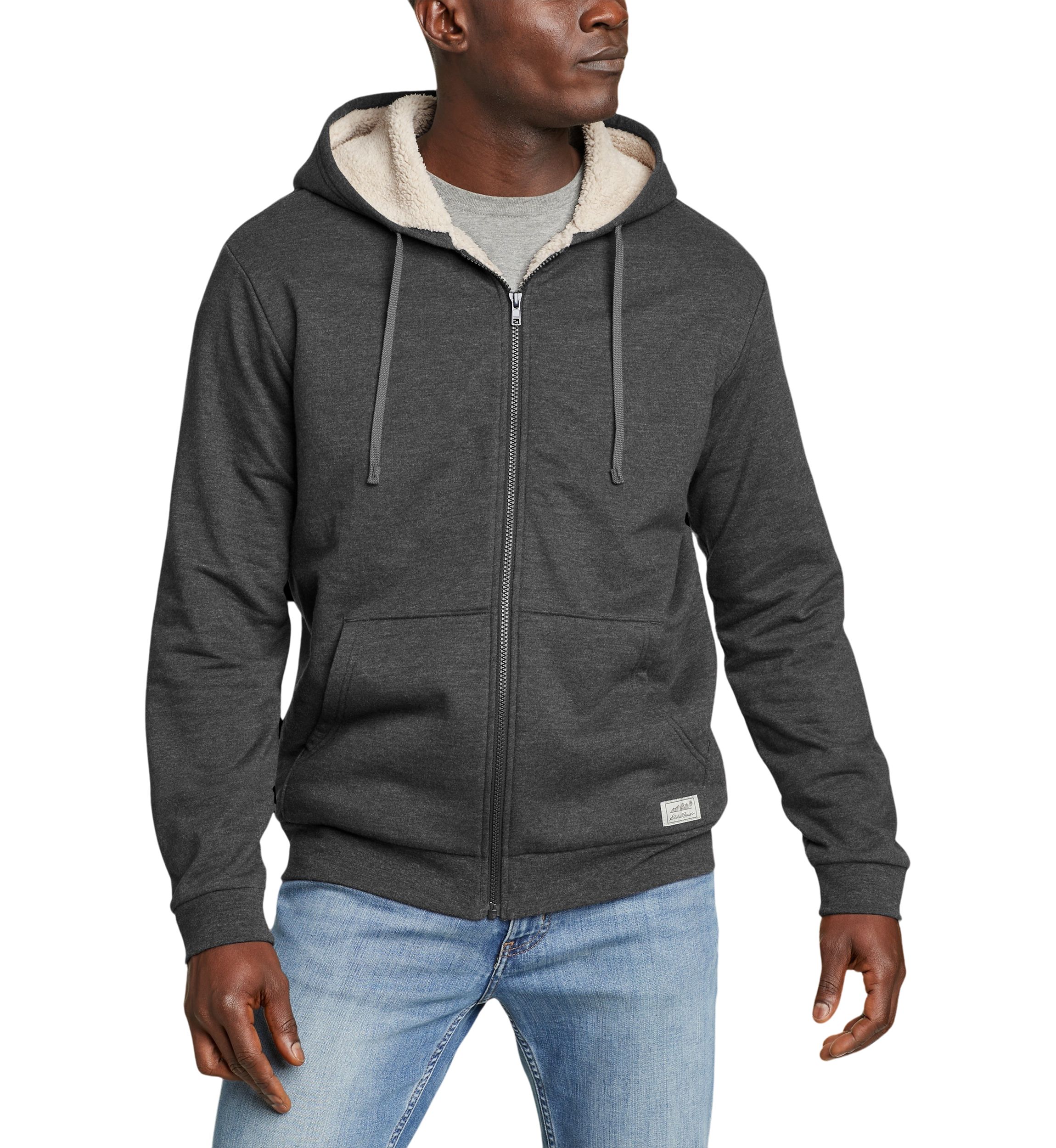 Everyday Fleece Full-Zip Faux Shearling-Lined Hoodie