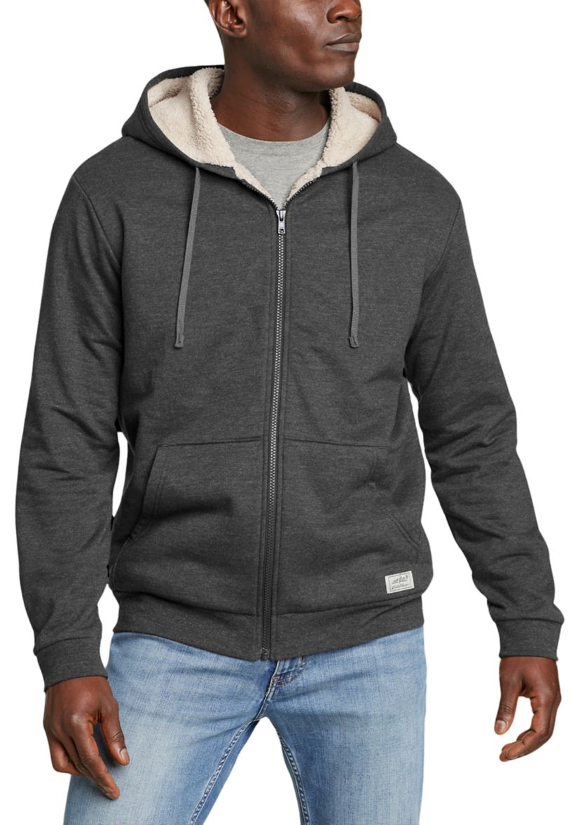 Everyday Fleece Full-Zip Faux Shearling-Lined Hoodie