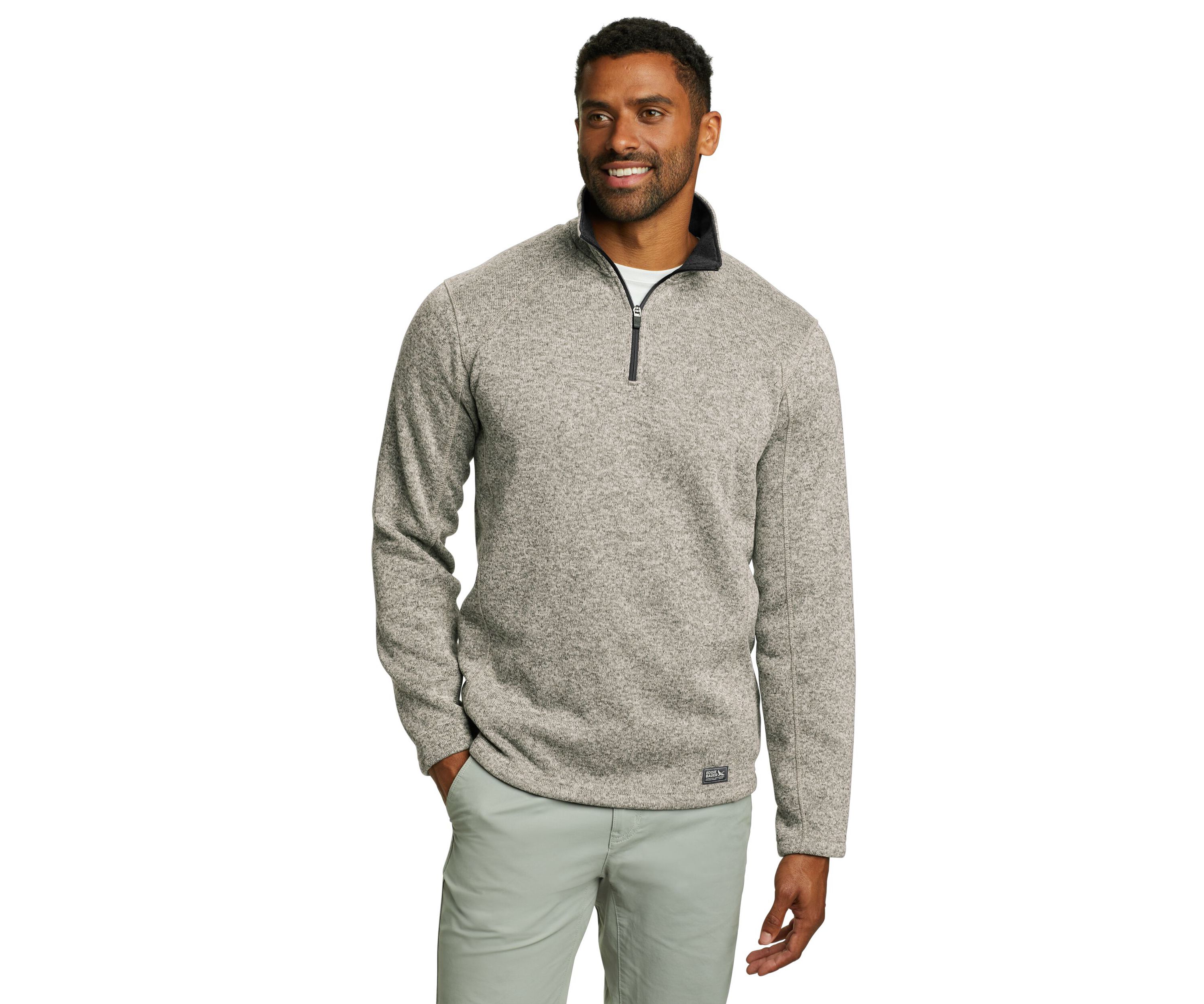 Mens Long Sleeve Radiator Fleece 1/4 Zip Pullover