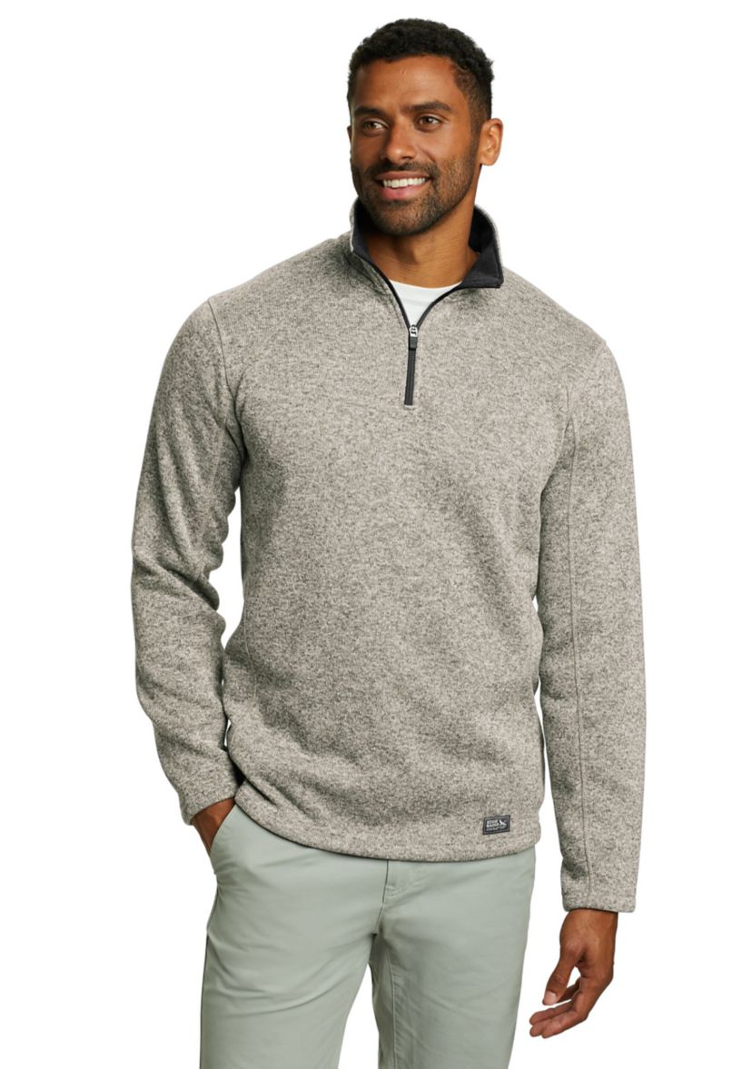 Mens Long Sleeve Radiator Fleece 1/4 Zip Pullover