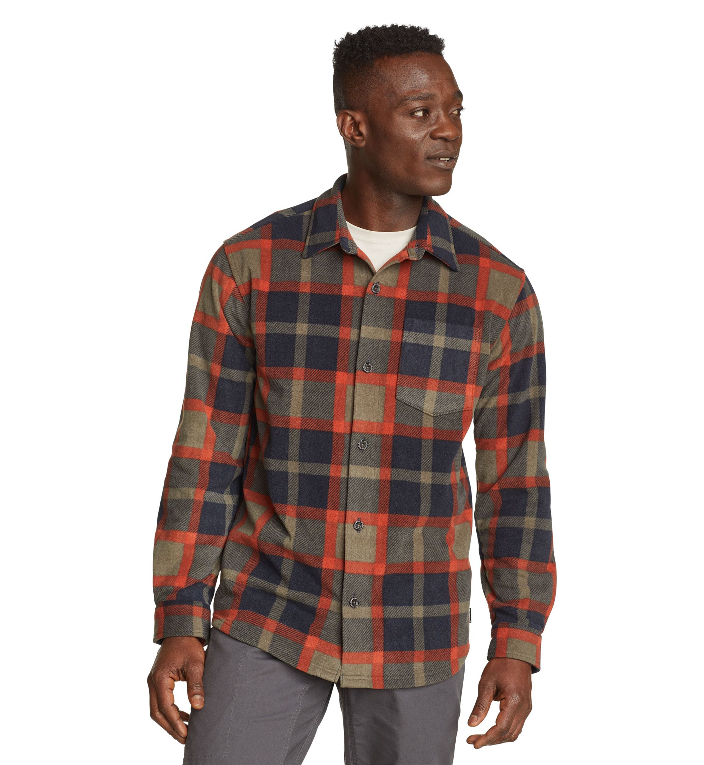 Mens Eddies Field Flannel - Pattern