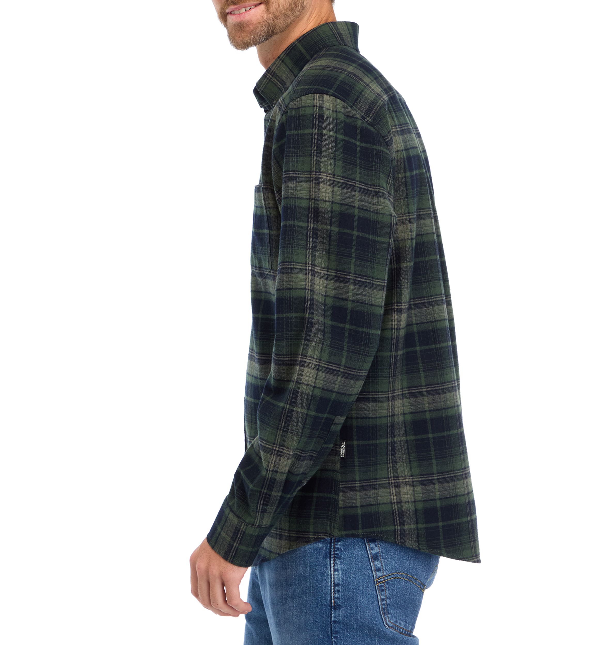 Mens Long Sleeve Field Flannel Shirt