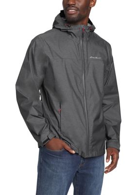 Eddie Bauer Men's Cloud Cap Waterproof Rain Jacket Lightweight - Dark Yellow - Size XL