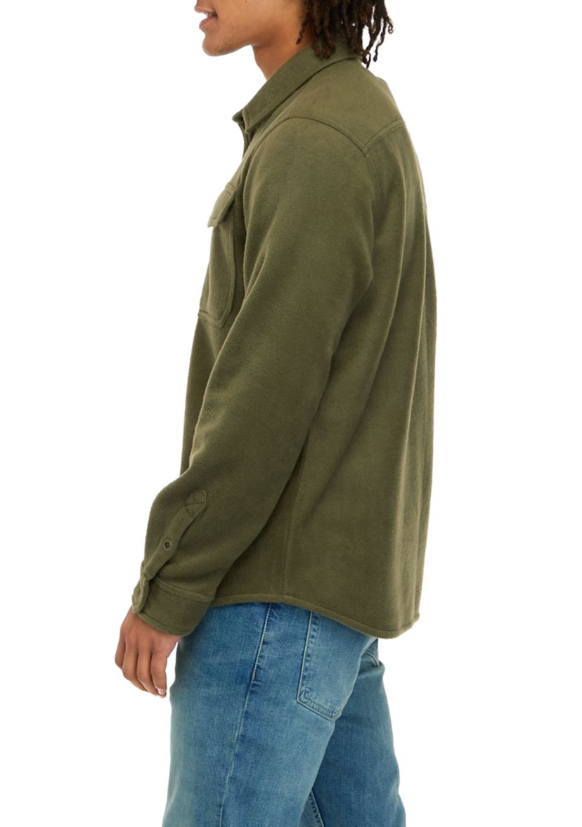 Trolly Tan Fleece Shacket