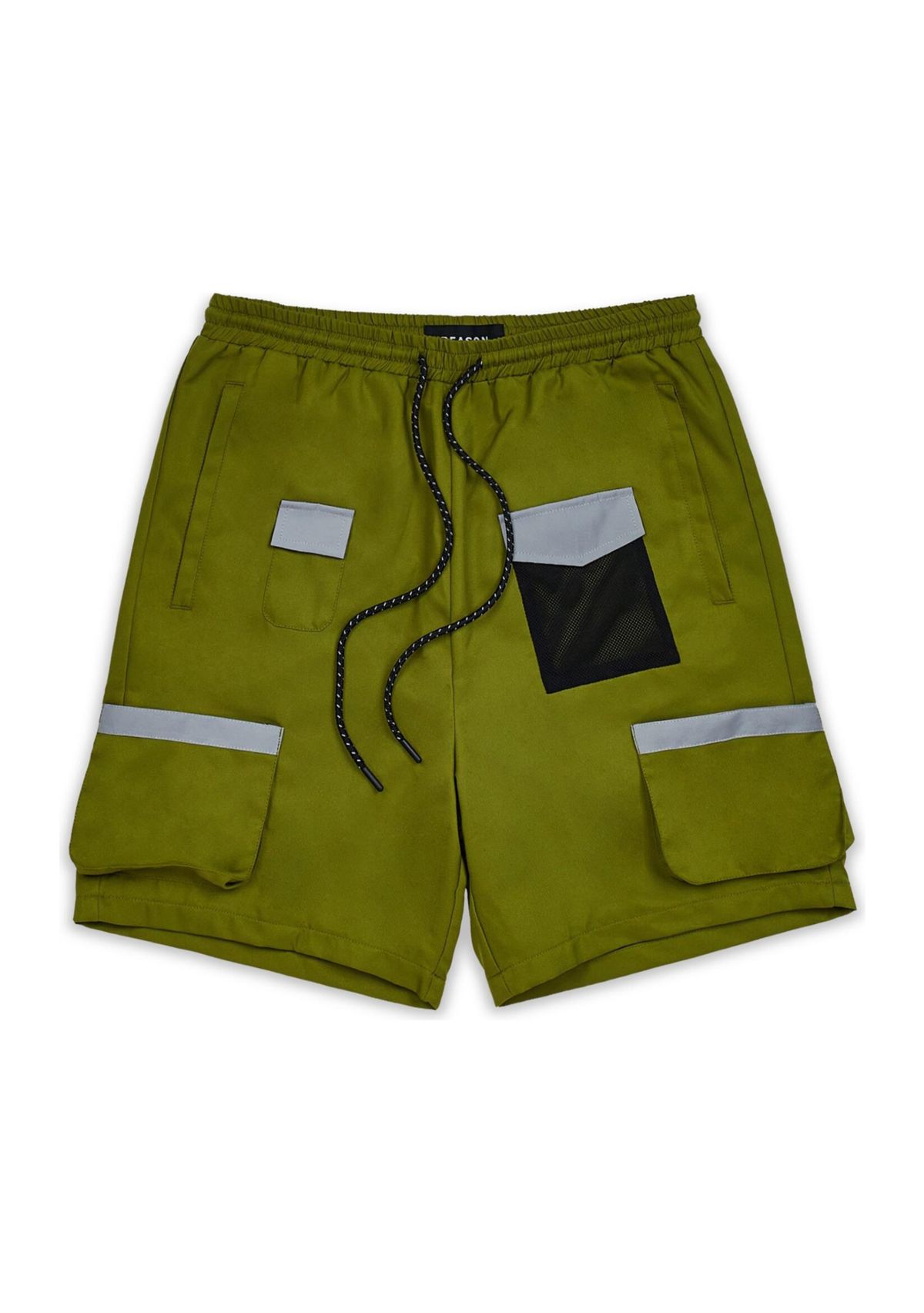 Mens Multi Pocket Nylon Cargo Shorts