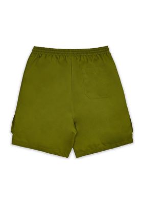 Men's Multi Pocket Nylon Cargo Shorts