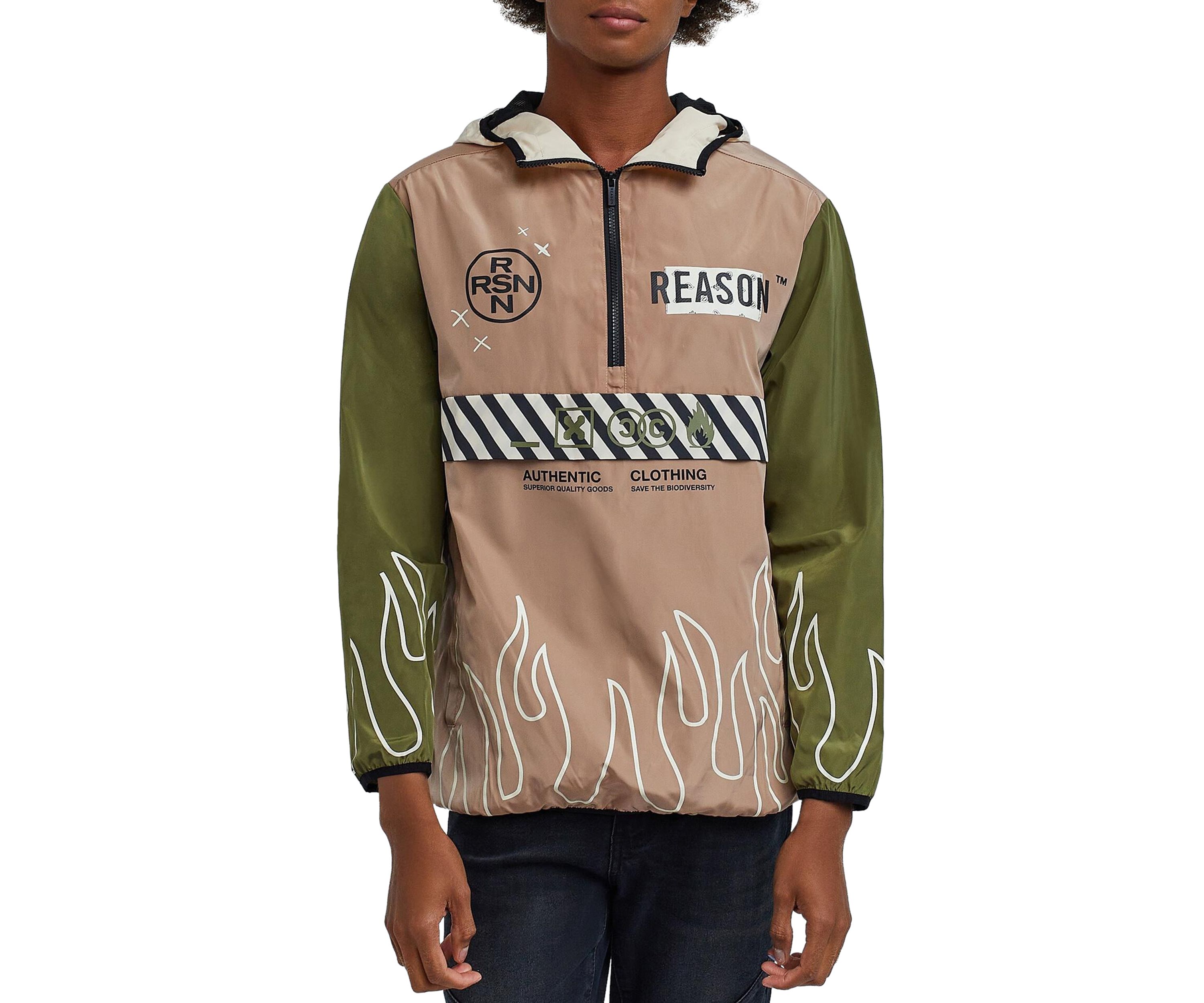 Mens Built to Last Pullover Jacket