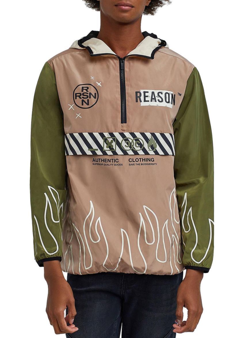 Mens Built to Last Pullover Jacket