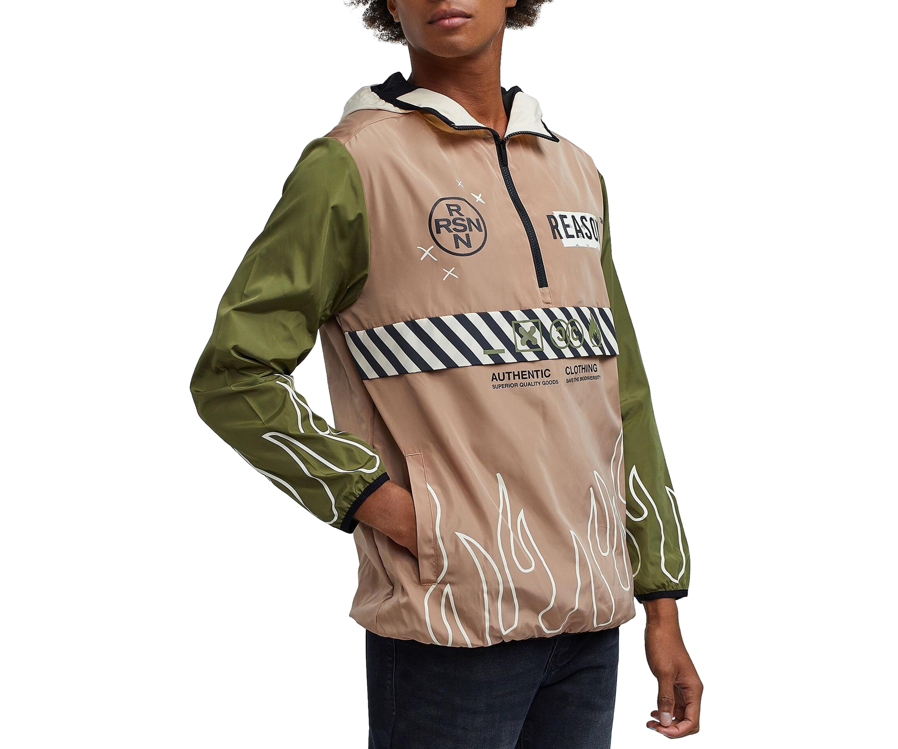 Mens Built to Last Pullover Jacket