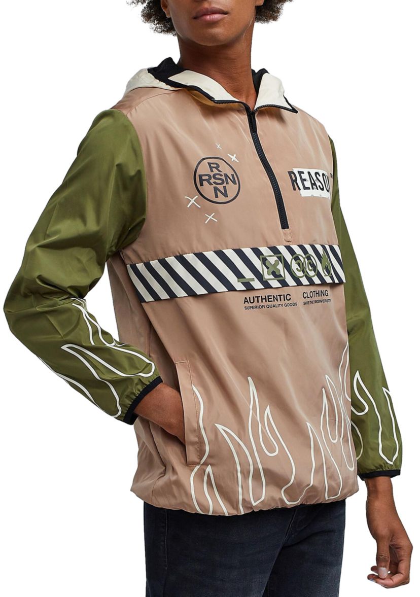 Mens Built to Last Pullover Jacket