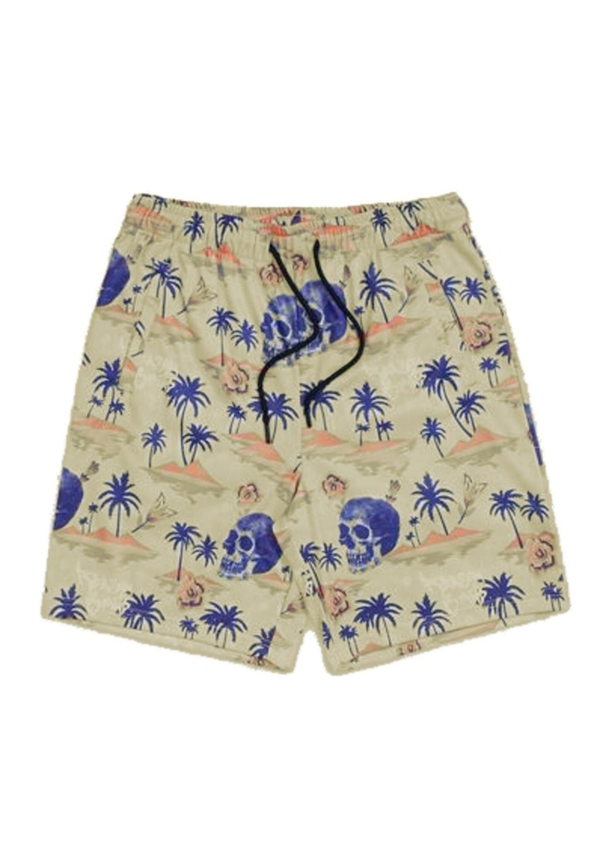 Mens Skull Island Fleece Shorts