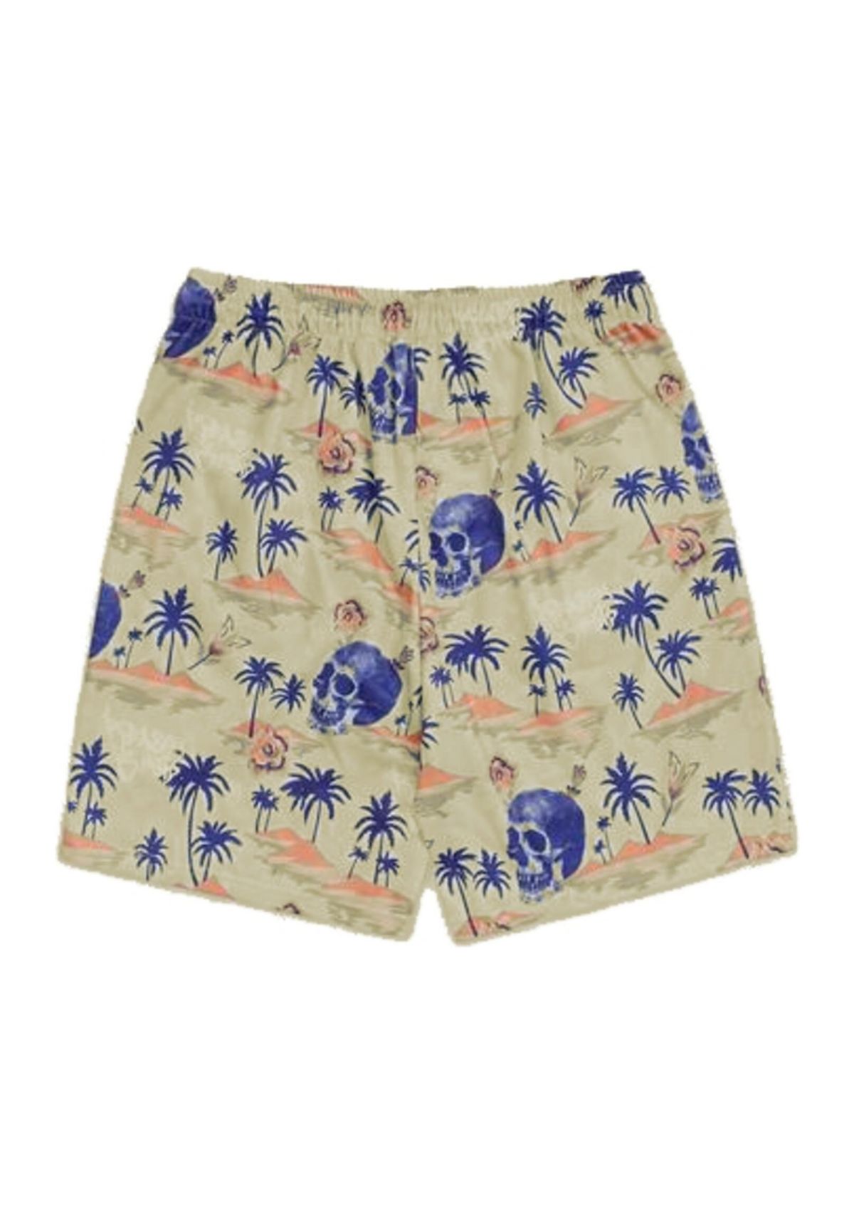 Mens Skull Island Fleece Shorts