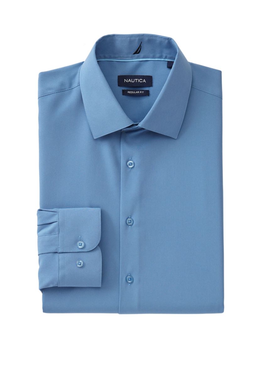 Long Sleeve Button Up Dress Shirt 