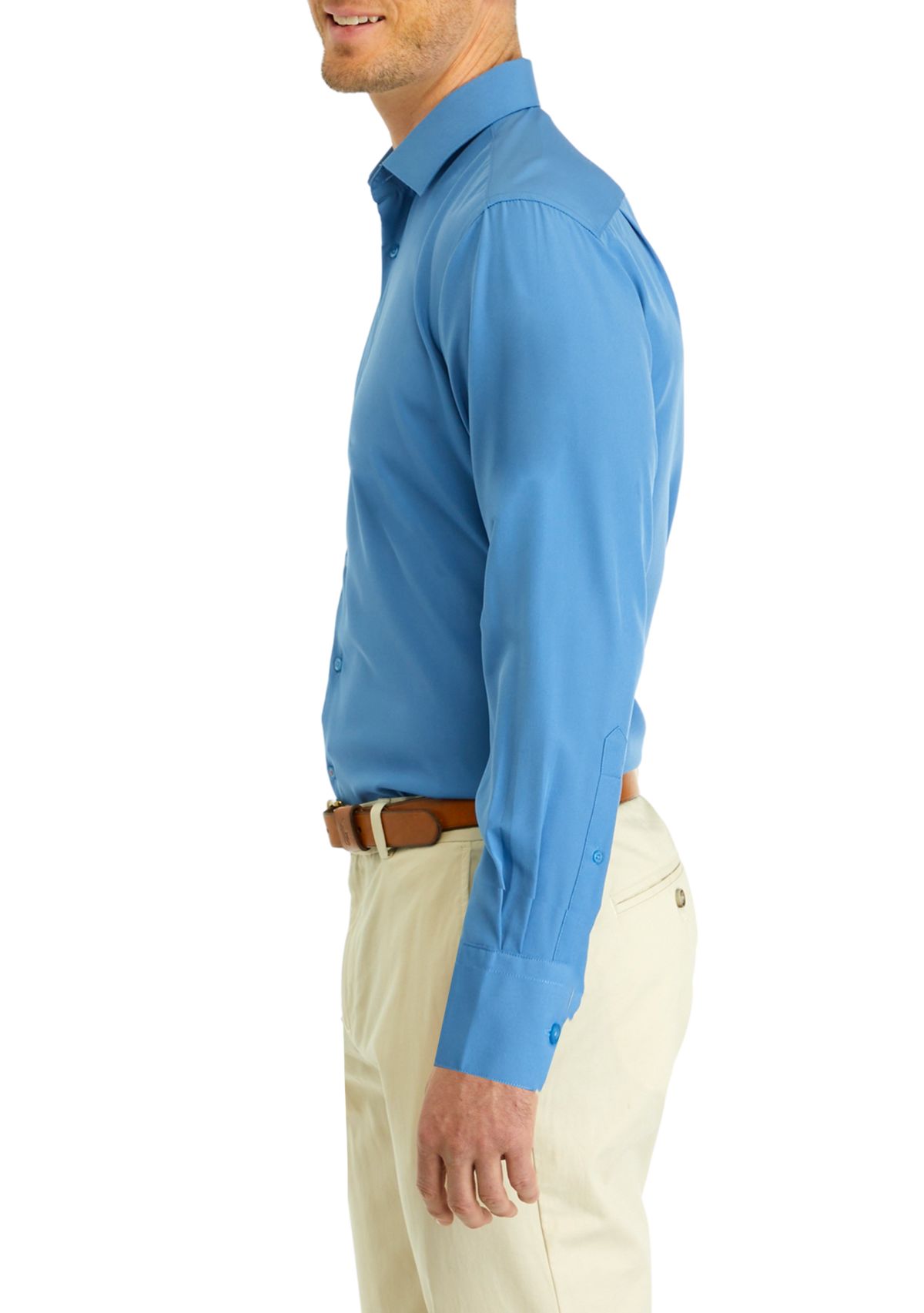 Long Sleeve Button Up Dress Shirt 