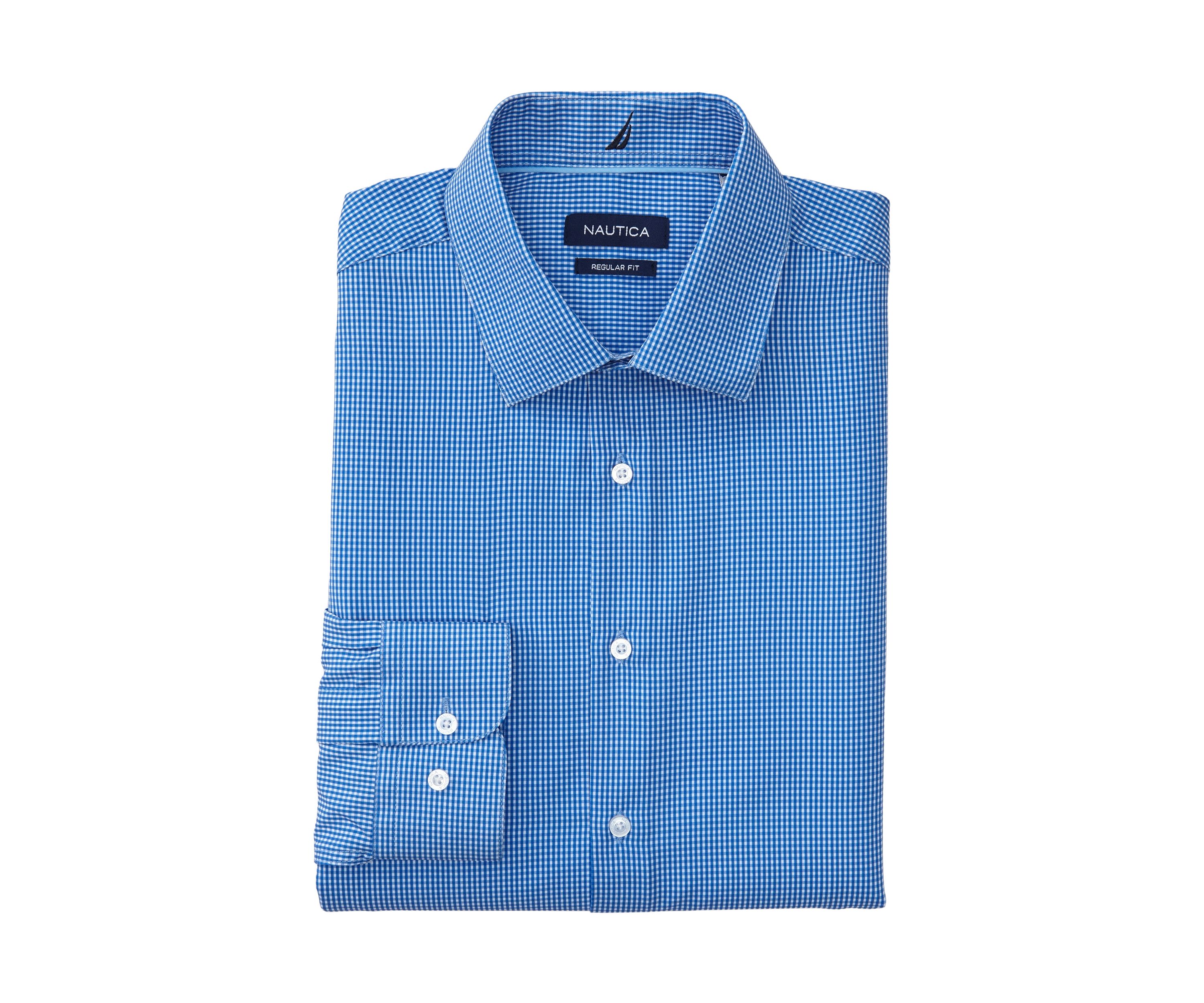 Classic Blue Micro Check Shirt