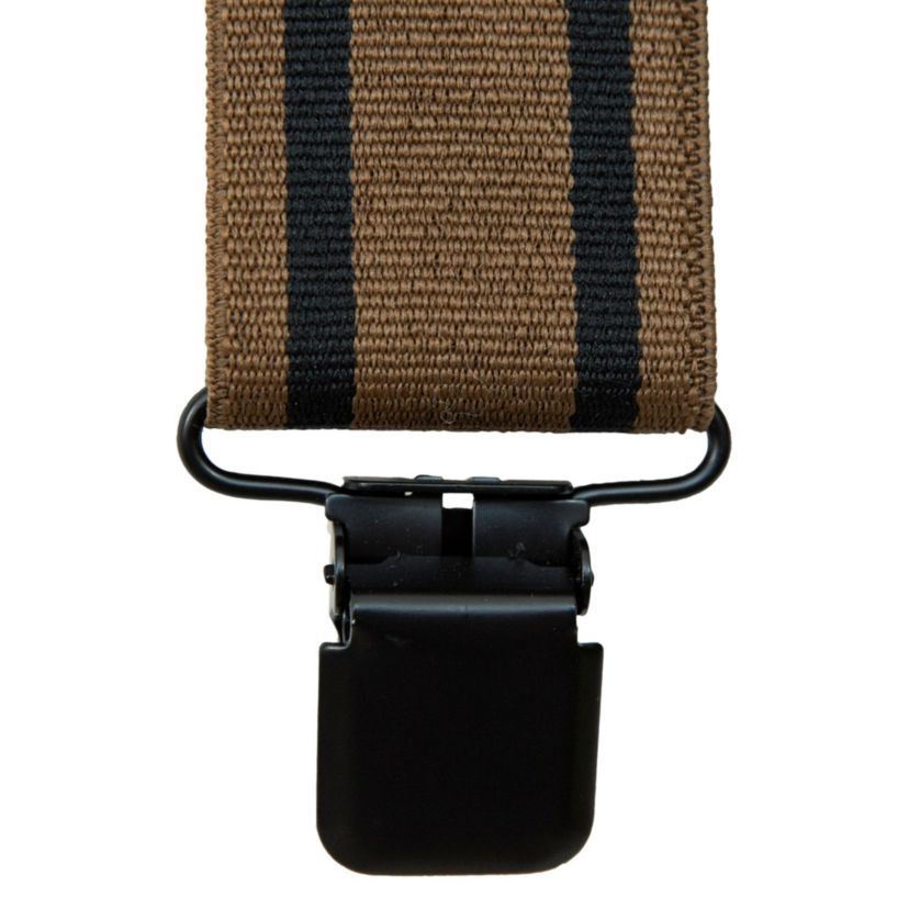 Wolverine Work Suspender with Stripes - Black/Red